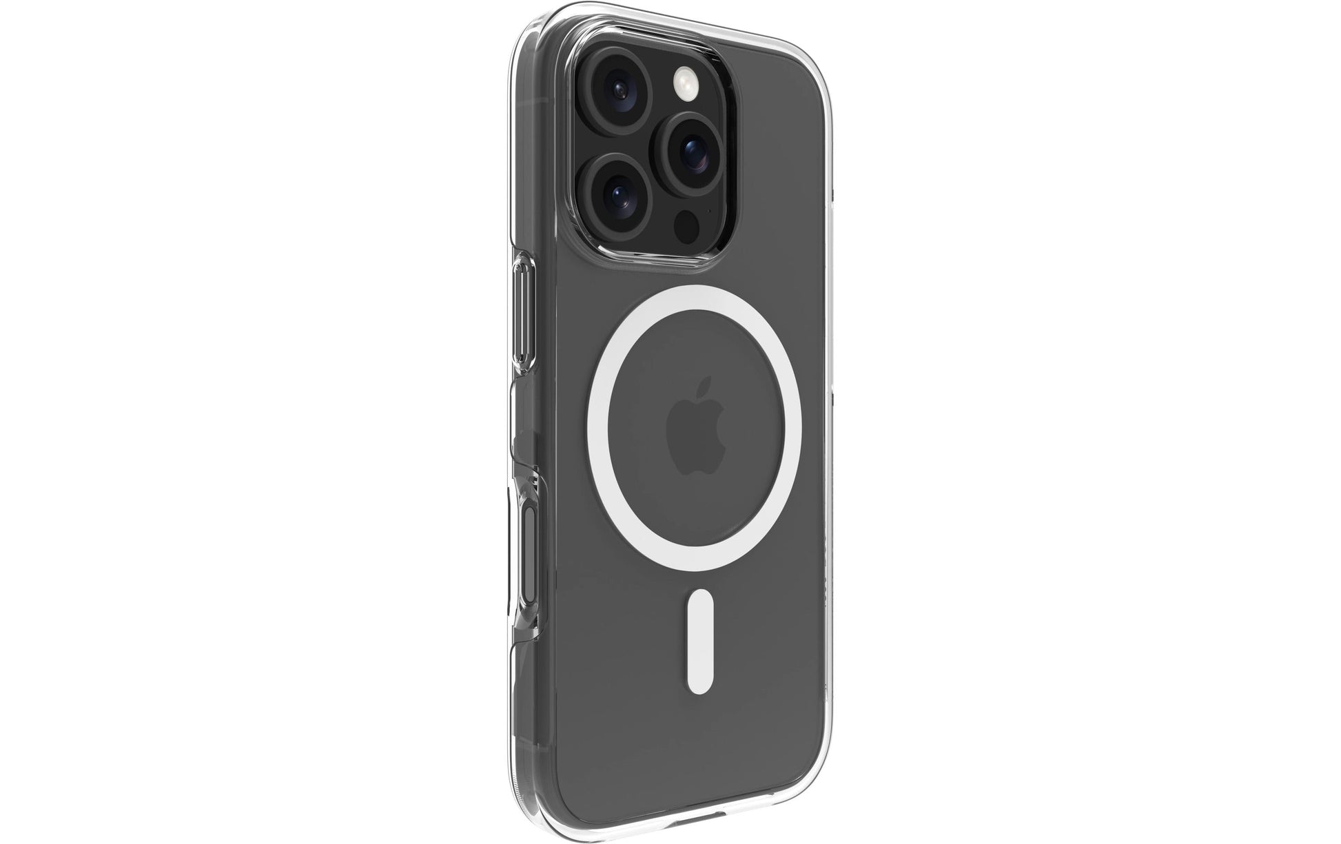 dbramante1928 Backcover – für Apple iPhone 16 Pro, MagSafe, Kunststoff, Transparent, bis 4 m Sturzsicher