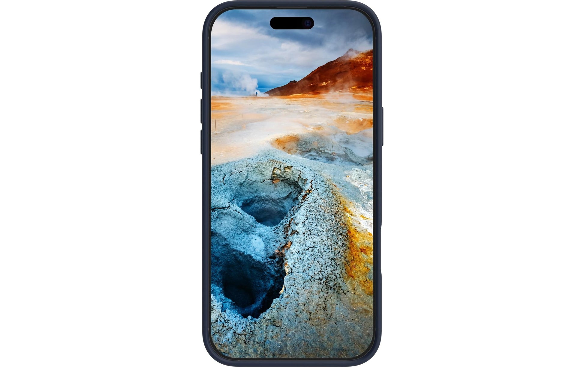 dbramante1928 Iceland Ultra D3O – Backcover – für Apple iPhone 16 Pro, MagSafe, Recycling-Kunststoff, Blau