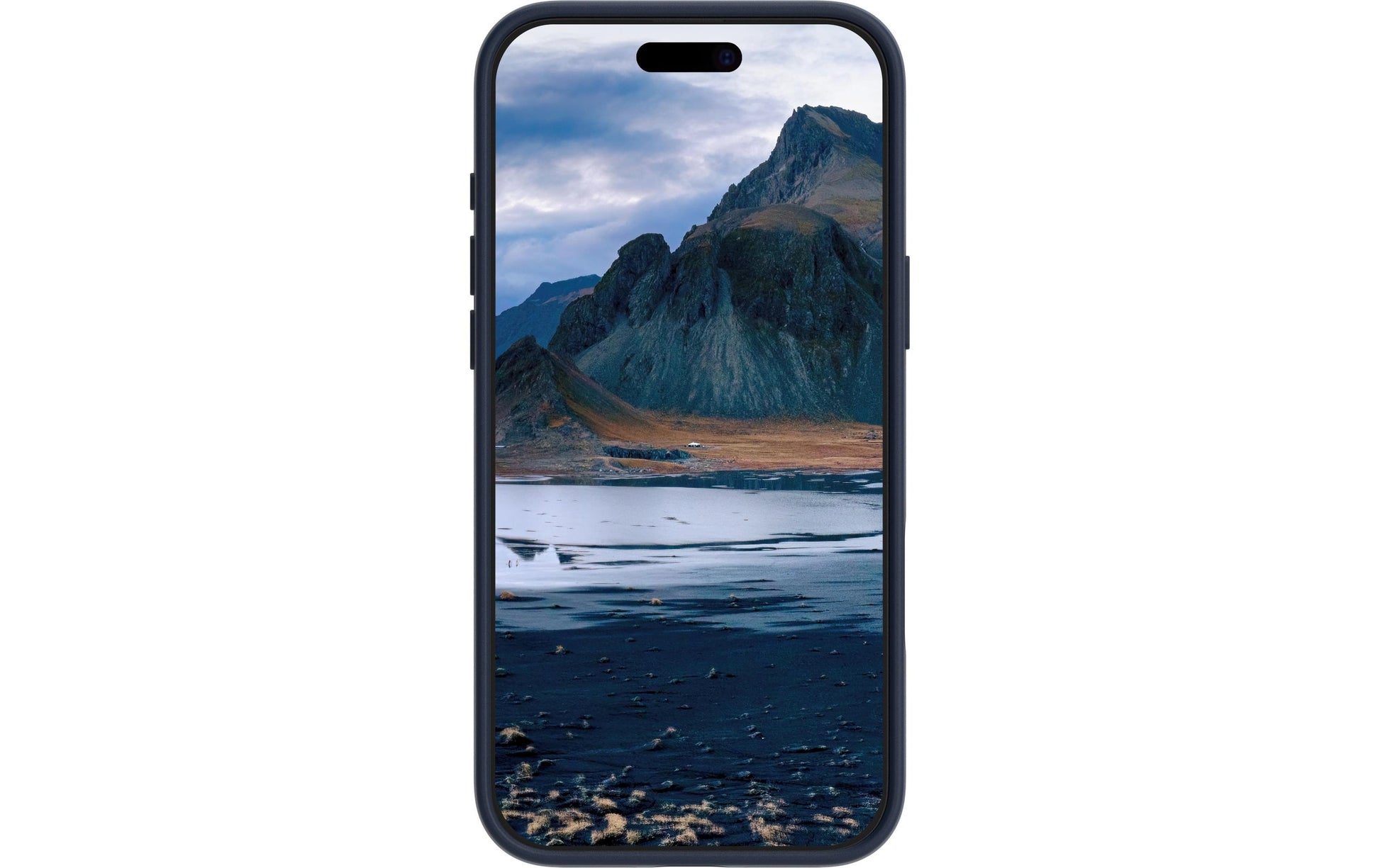 dbramante1928 Iceland Ultra D3O Backcover – für Apple iPhone 16 Plus, mit Ständer, Recycelter Kunststoff, Blau