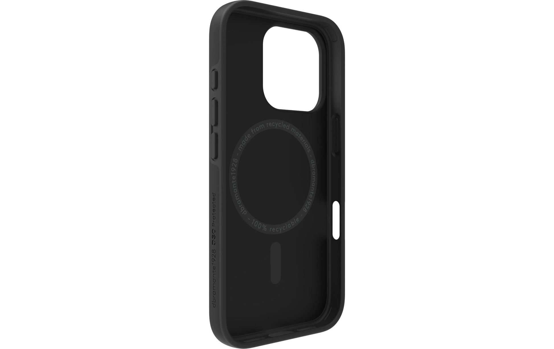 dbramante1928 Iceland Ultra D3O Backcover – für Apple iPhone 16 Pro, Schwarz, bis 4 m sturzsicher