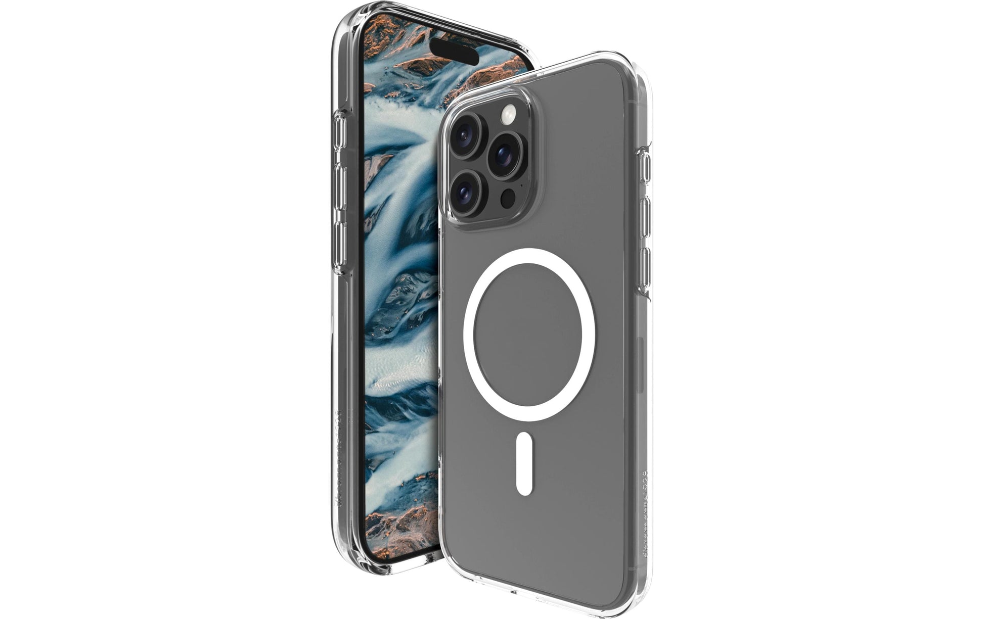 dbramante1928 Iceland Pro Backcover – für Apple iPhone 16 Pro Max, MagSafe, Recycling-Kunststoff, Transparent