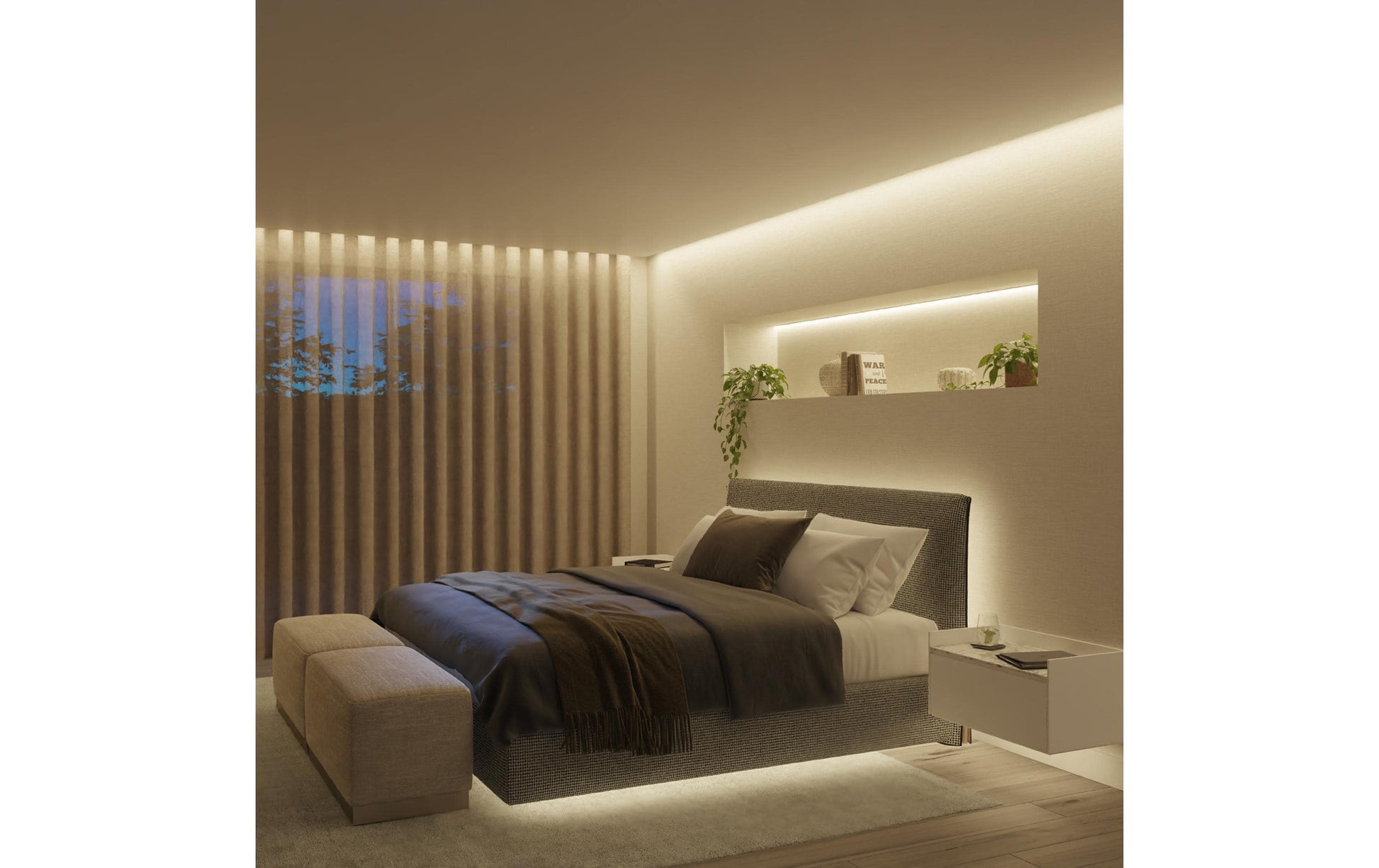 Philips by Signify Philips Hue LED-Strip Lightstrip Essential – 10 m, 1700 lm, 20 W, RGB, dimmbar, für Philips Hue, weiss