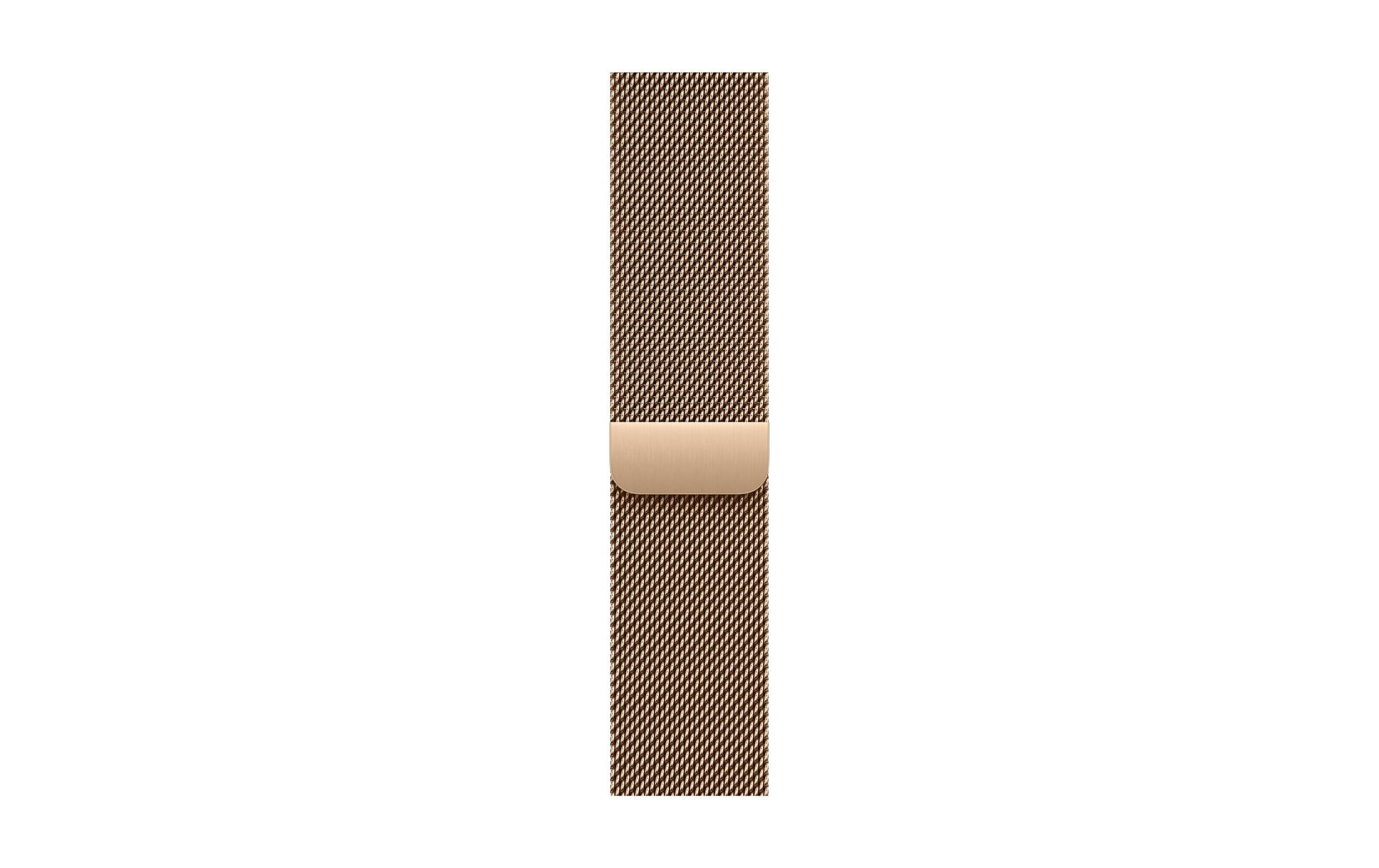 Apple Milanese Loop - Armband - für Apple Watch 46 mm, Gold, S/M, Edelstahl