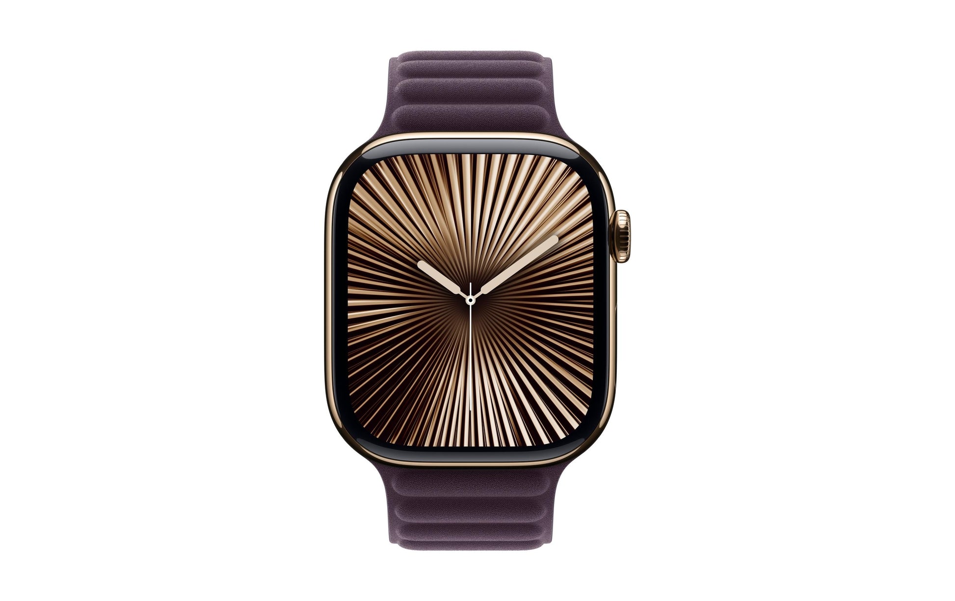 Apple Bberry Magnetic Link – Armband – für Apple Watch 46 mm, Lila, M-L, Aus recyceltem Material
