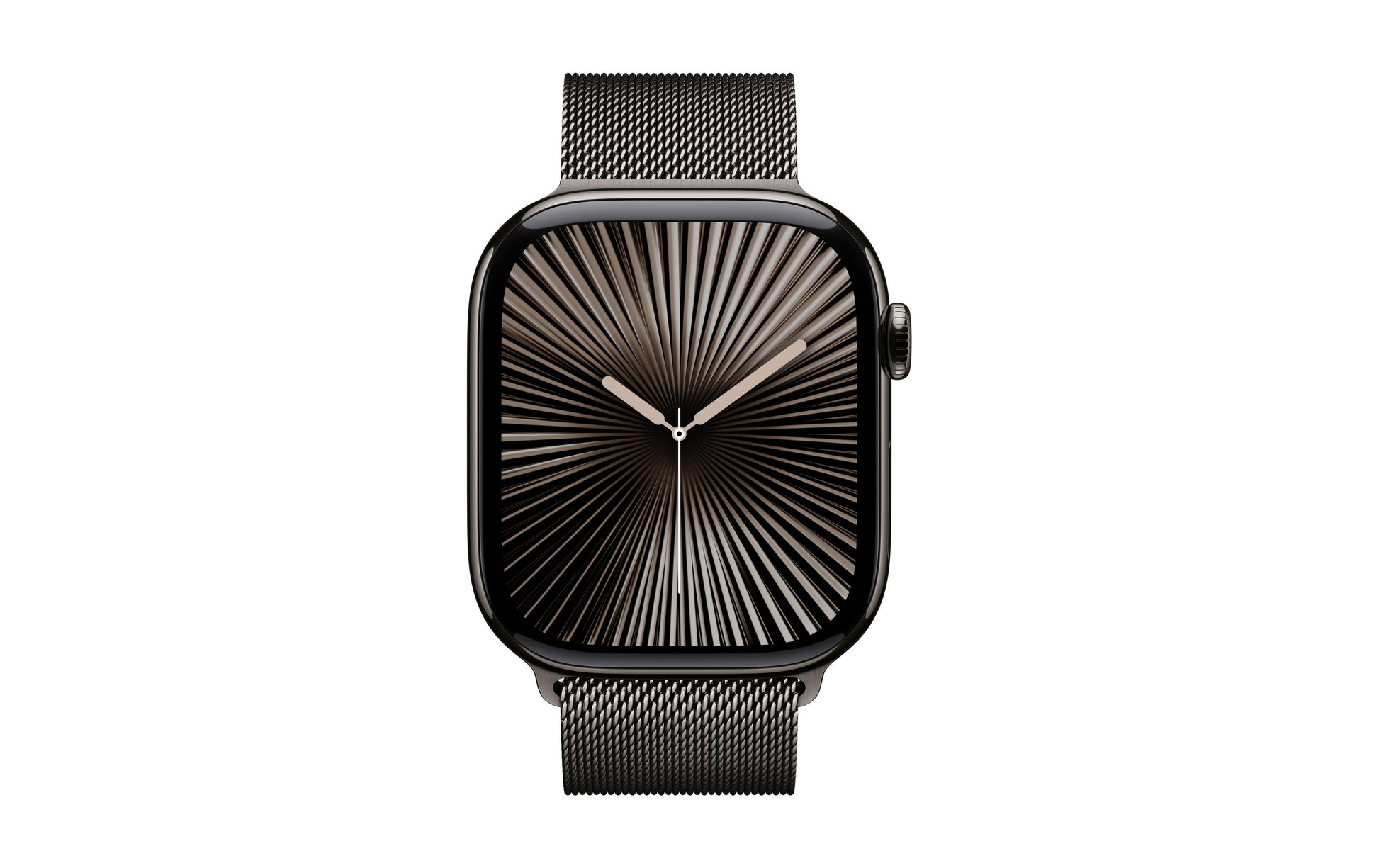 Apple Milanese Loop - Armband - für Apple Watch 46 mm, Grau, M/L, Edelstahl