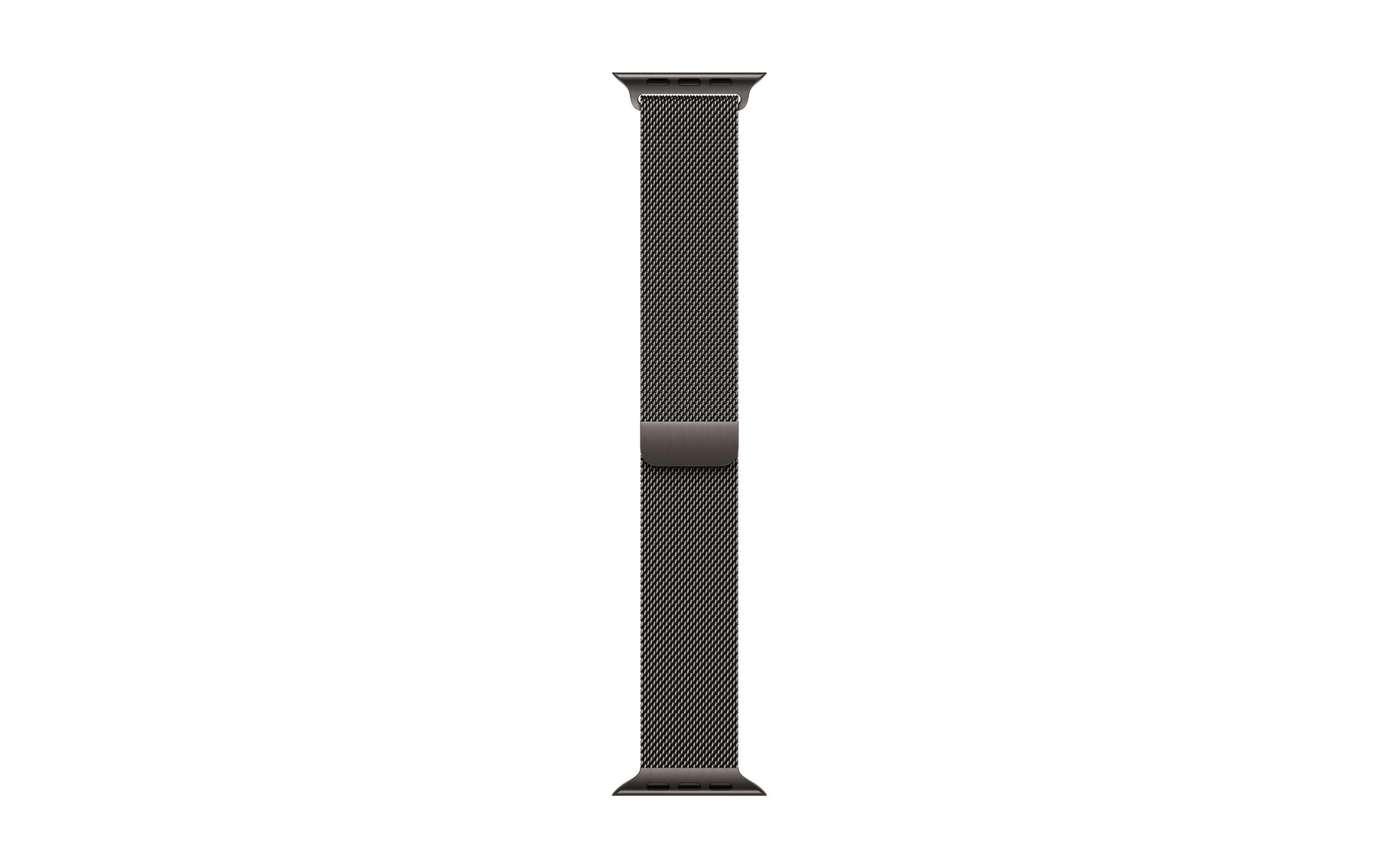 Apple Milanese Loop Slate – Armband – für Apple Watch 46 mm, Dunkelgrau, S/M, Edelstahl