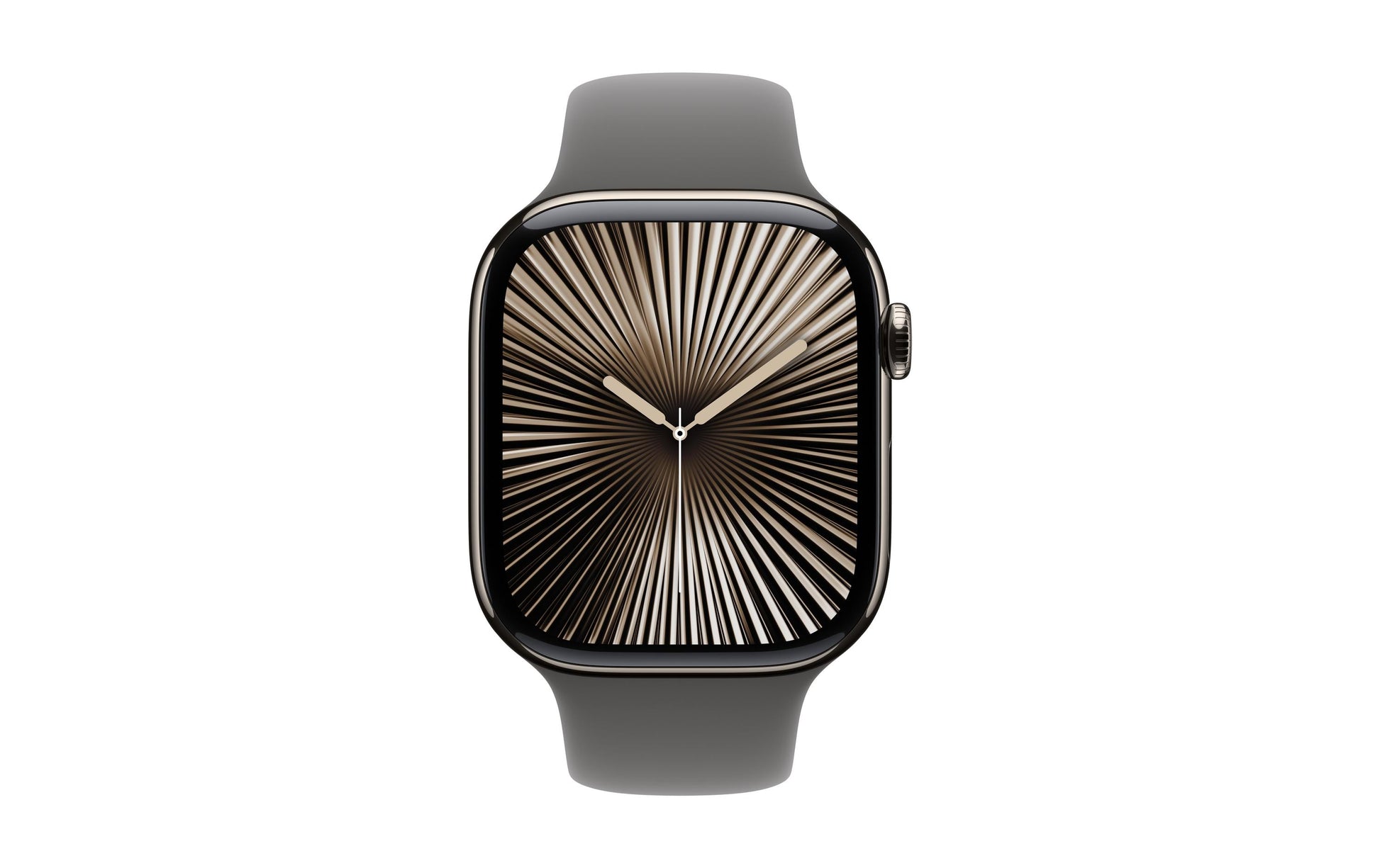 Apple Sportband – Armband – für Apple Watch 46 mm, Dunkelgrau, M/L, Polymer