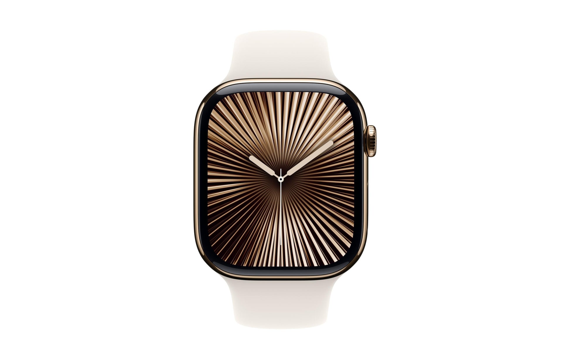 Apple Starlight Sport Band – Armband – für Apple Watch 40 mm, Starlight, S/M, Polymer