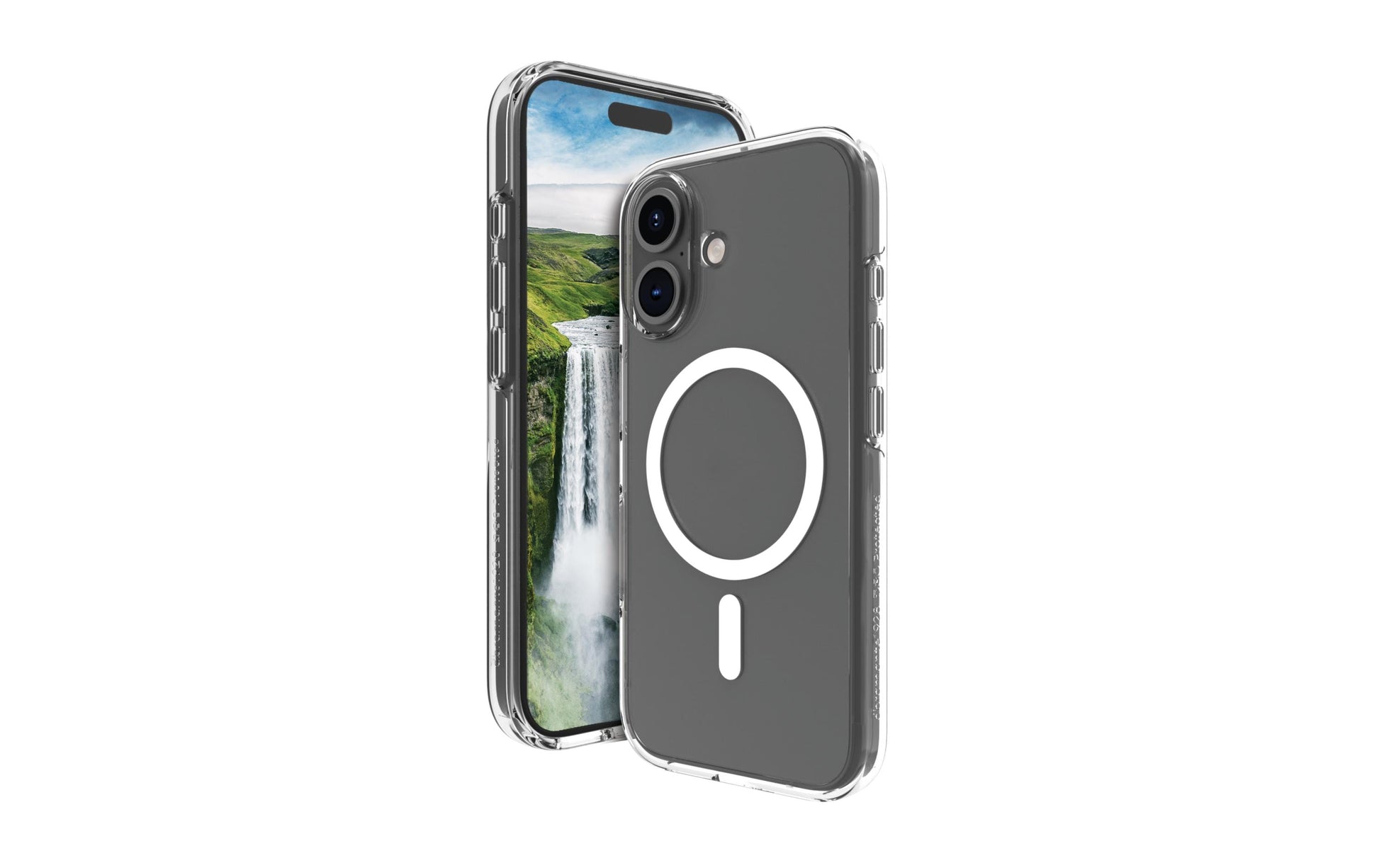dbramante1928 Backcover – für Apple iPhone 16 – transparent – MagSafe-kompatibel