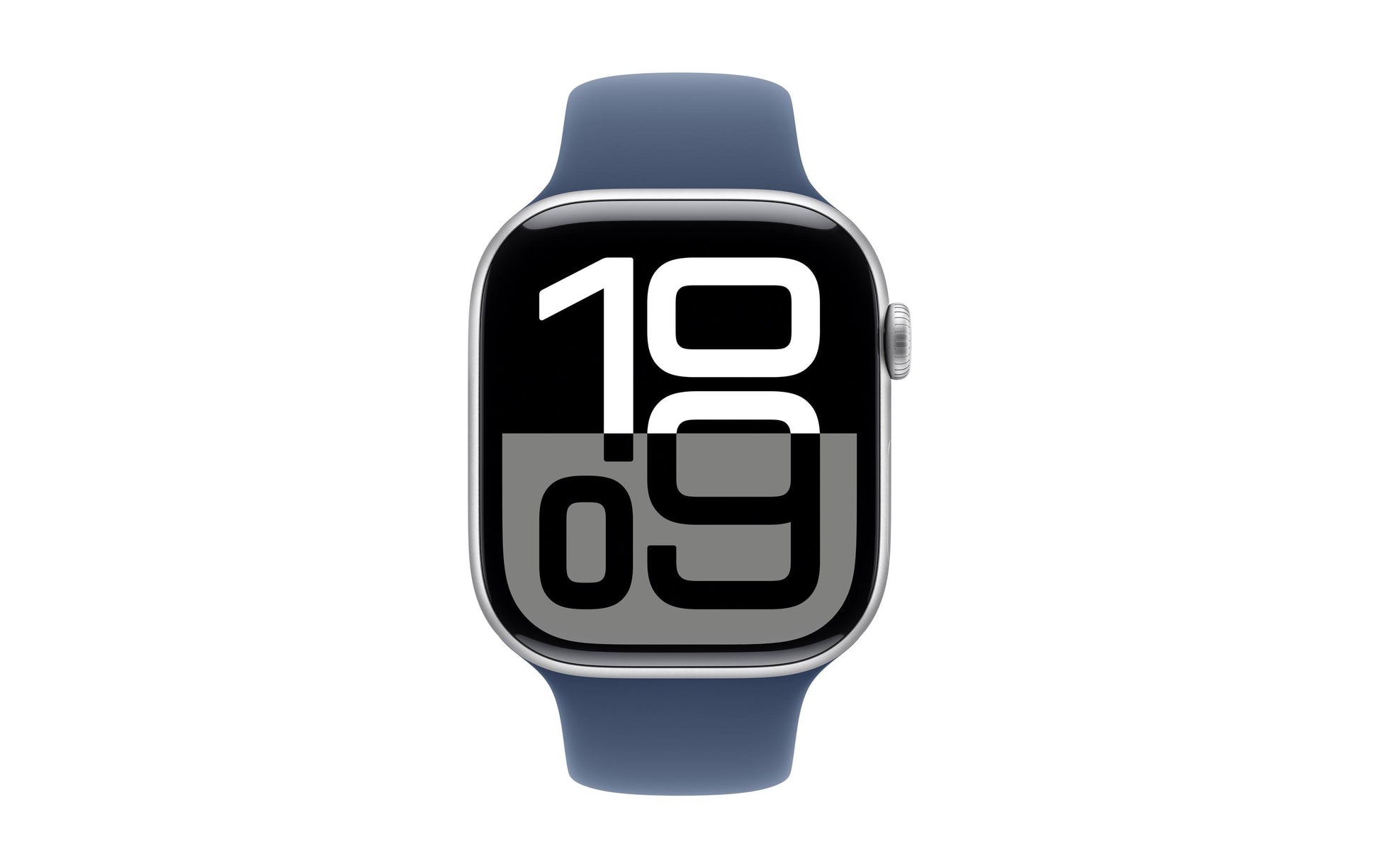 Apple Denim Sport Band – Armband – für Apple Watch 46 mm, Blau, M/L, Polymer