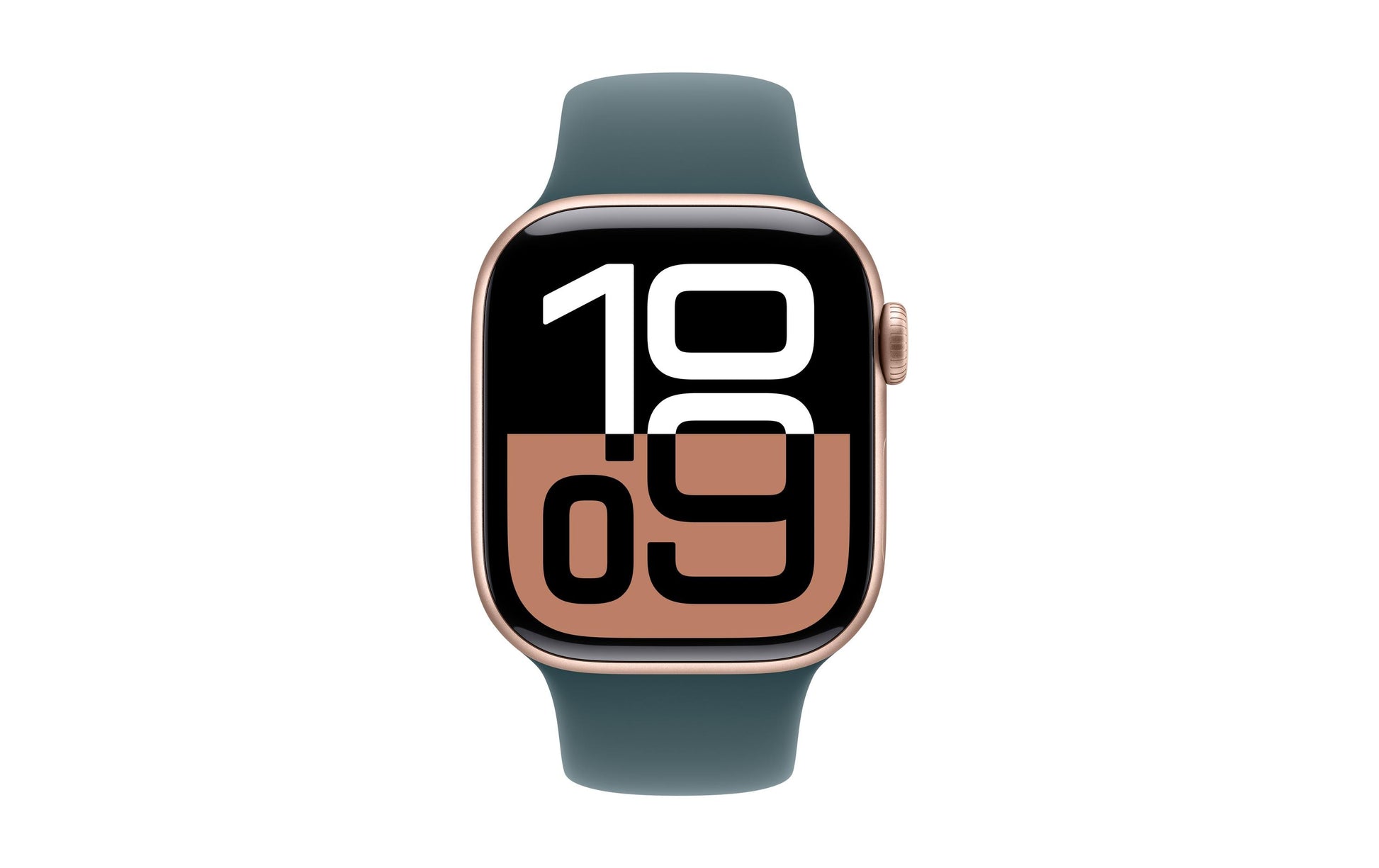 Apple La Green Sport Band – Armband – für Apple Watch 40 mm, La Green (Dunkelgrün), S/M, Polymer