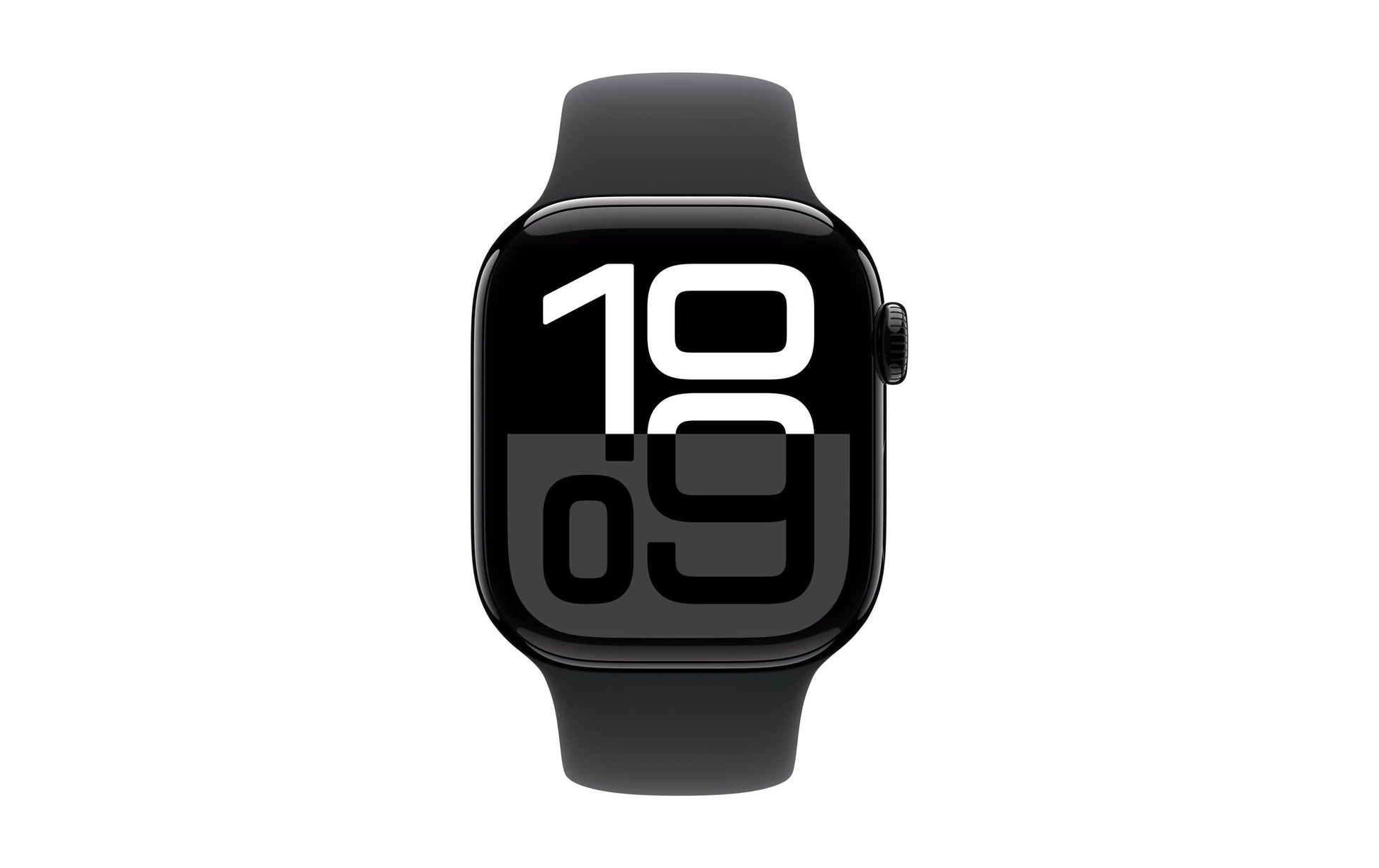 Apple Sportarmband – Schwarz, M/L, für Apple Watch