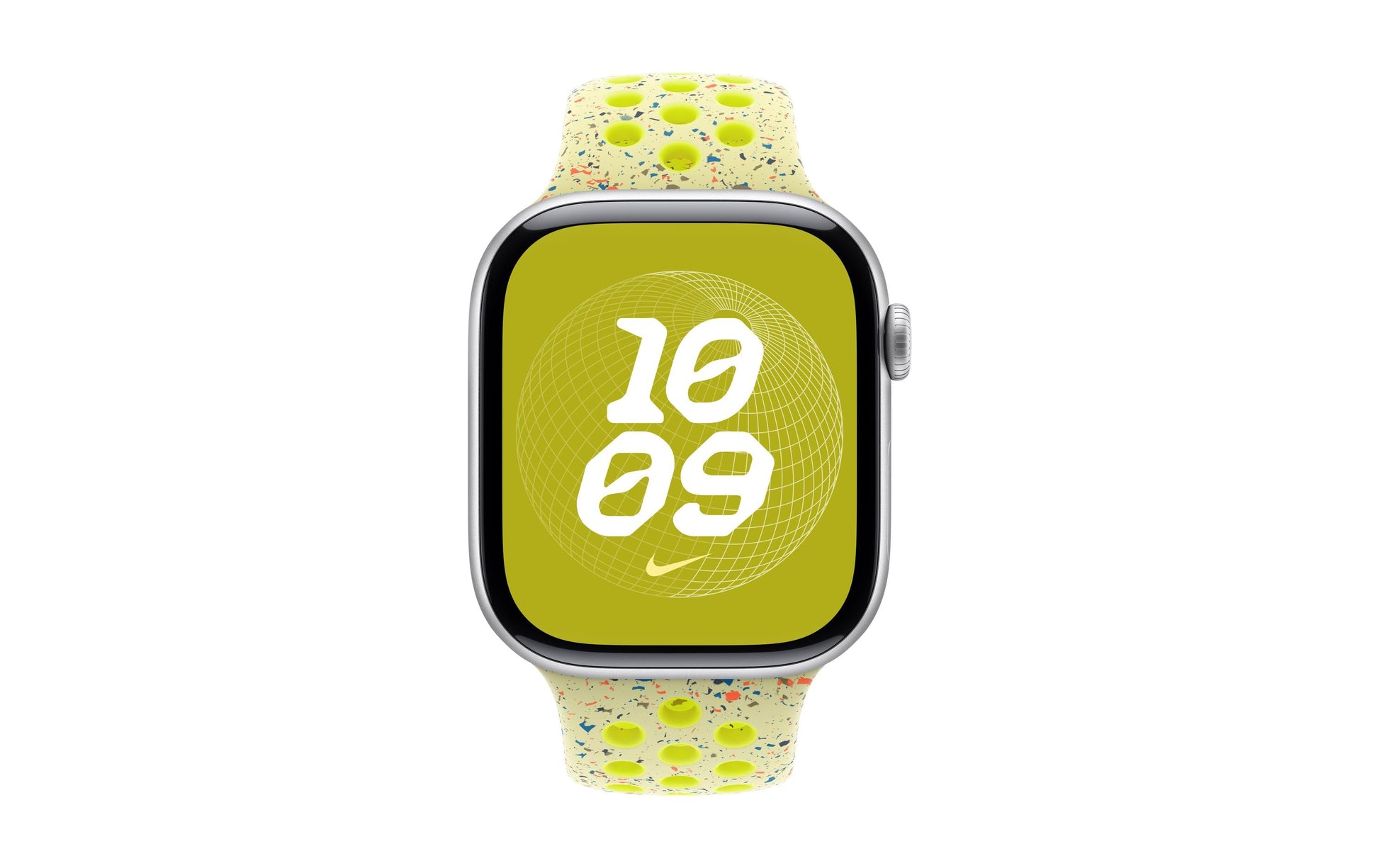 Apple Volt Splash – Armband – für Apple Watch 46 mm, Gelb, S/M, Polymer (recycelt)