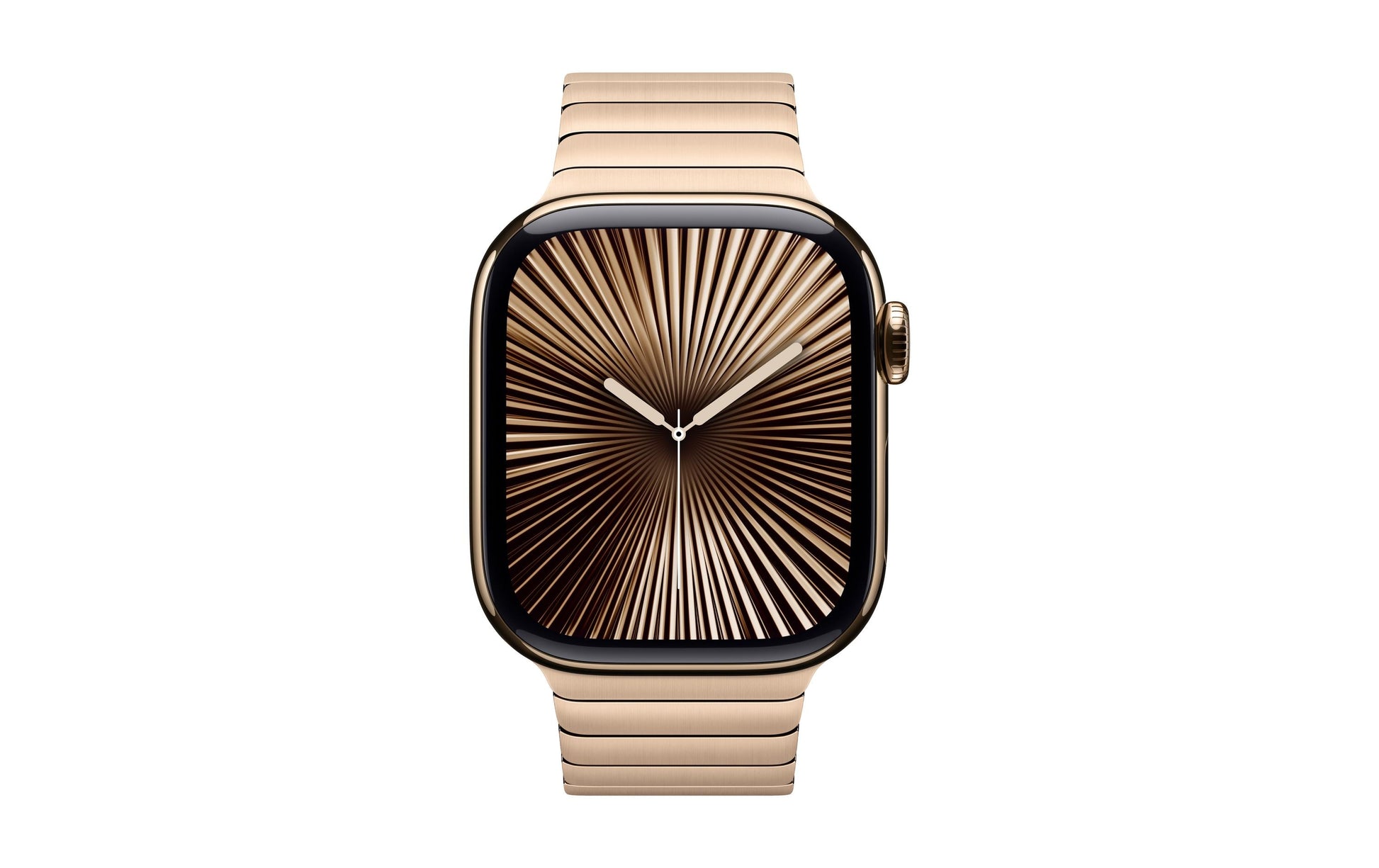 Apple 38/40/41/42 mm – Edelstahl Gold, Gliederarmband, Universalgrösse