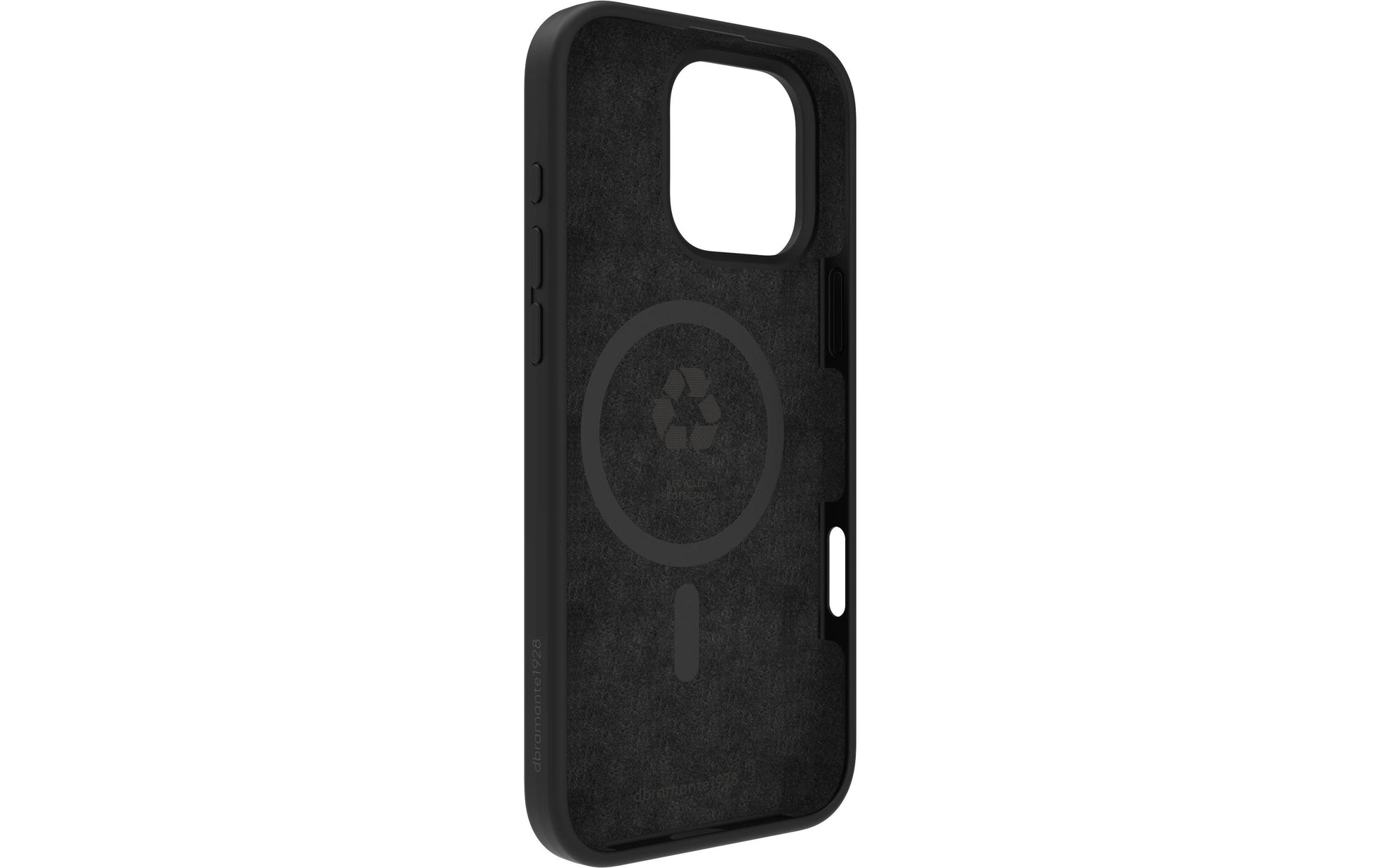 dbramante1928 Monaco Backcover – für Apple iPhone 16 Pro Max, MagSafe, Kunststoff+Silikon, Night Black
