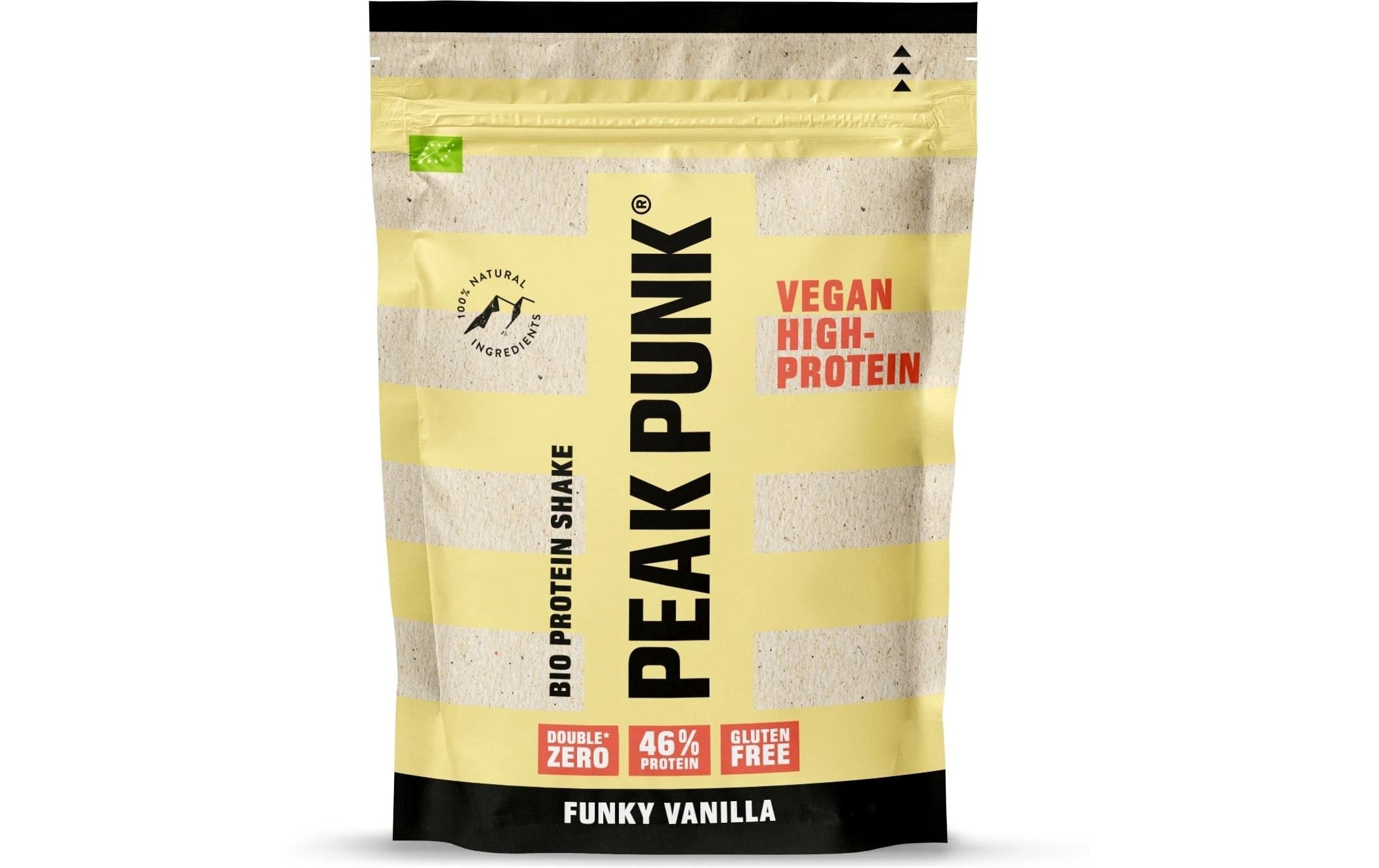 Peak punk Proteinpulver Vanille – Bio, glutenfrei – 250 g