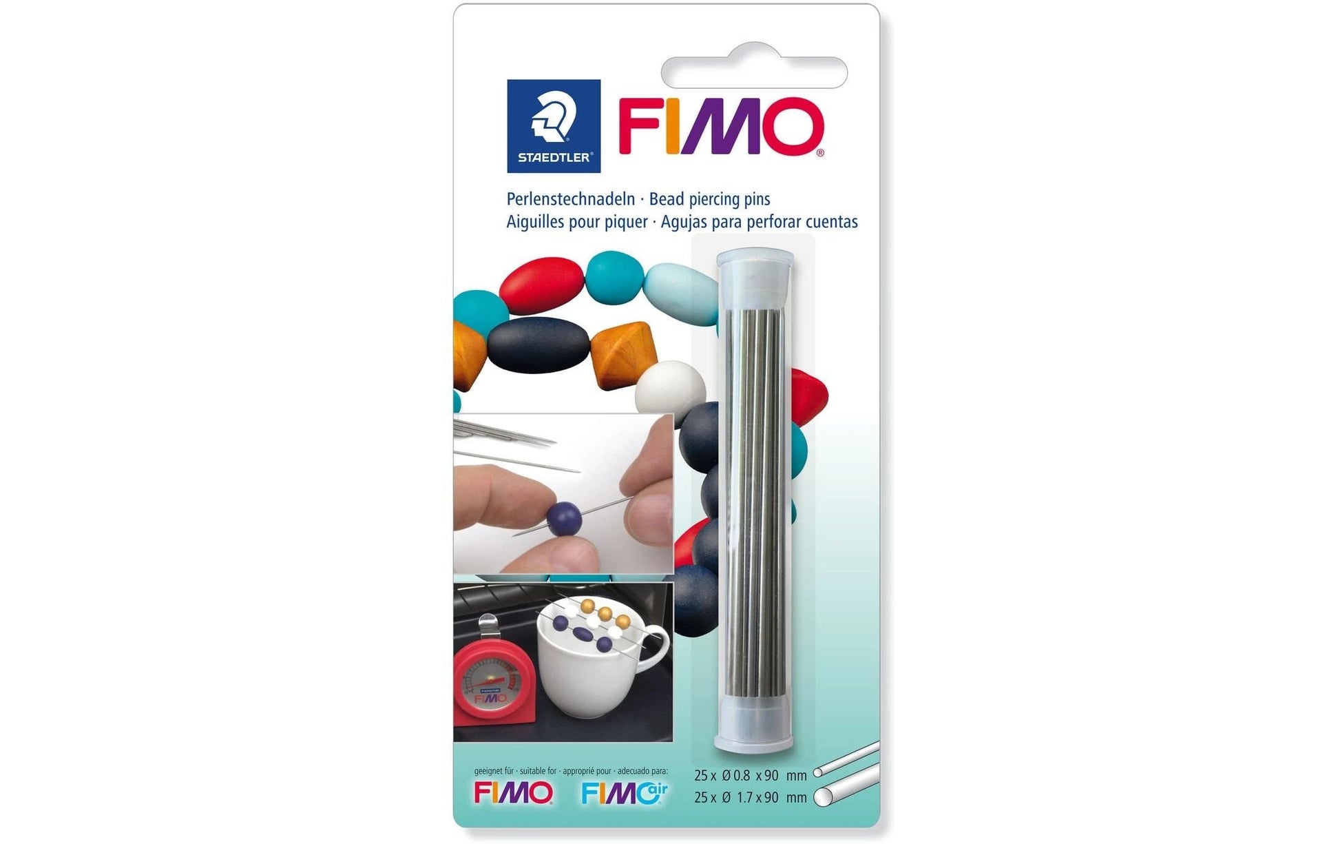 Staedtler Fimo – Perlenstechnadeln, 50 Stk