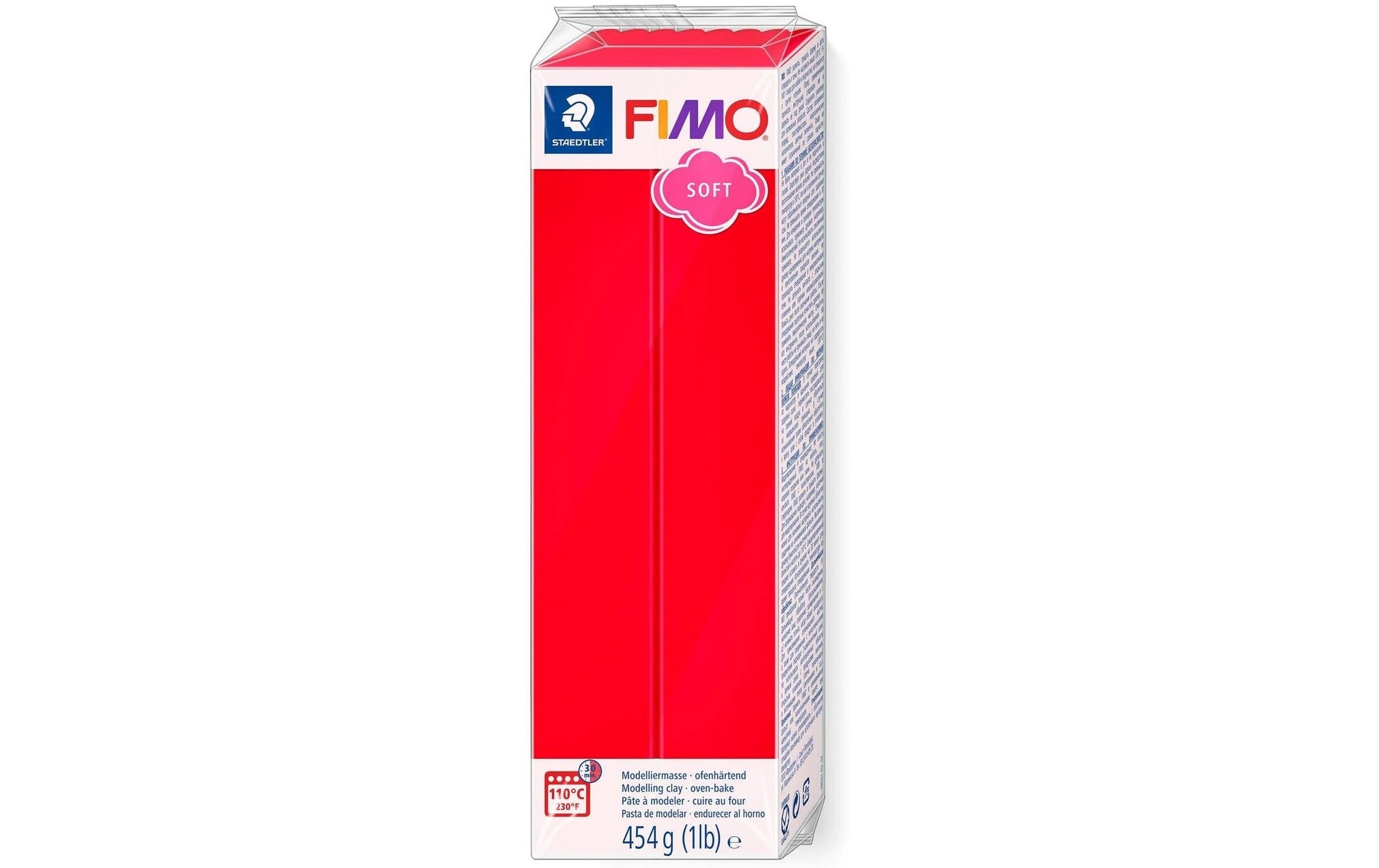 Staedtler FIMO Soft Modelliermasse – Rot, 454 g