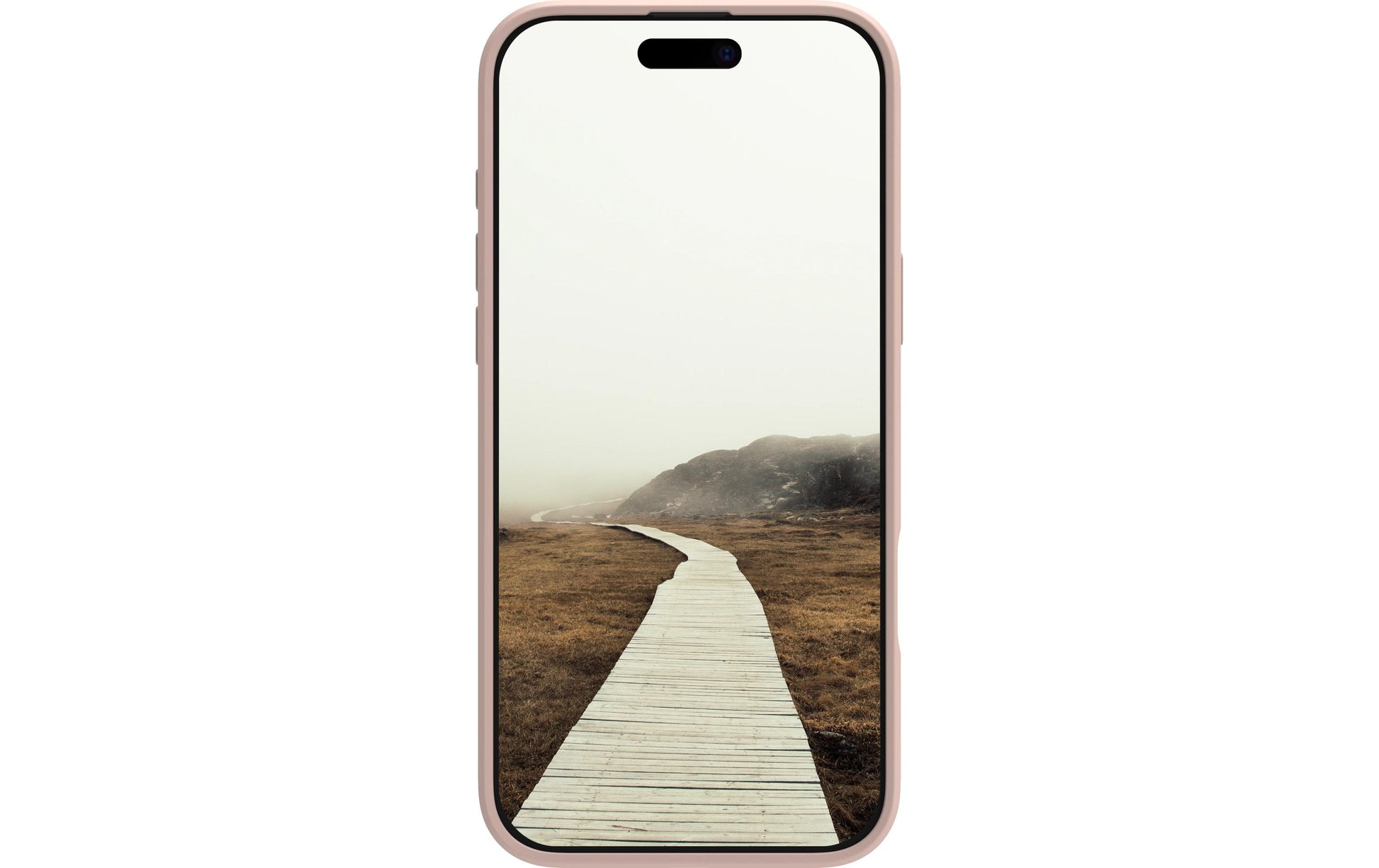 dbramante1928 Greenland Pro MS Backcover – für Apple iPhone 16, Recycling-Kunststoff, Pink Sand