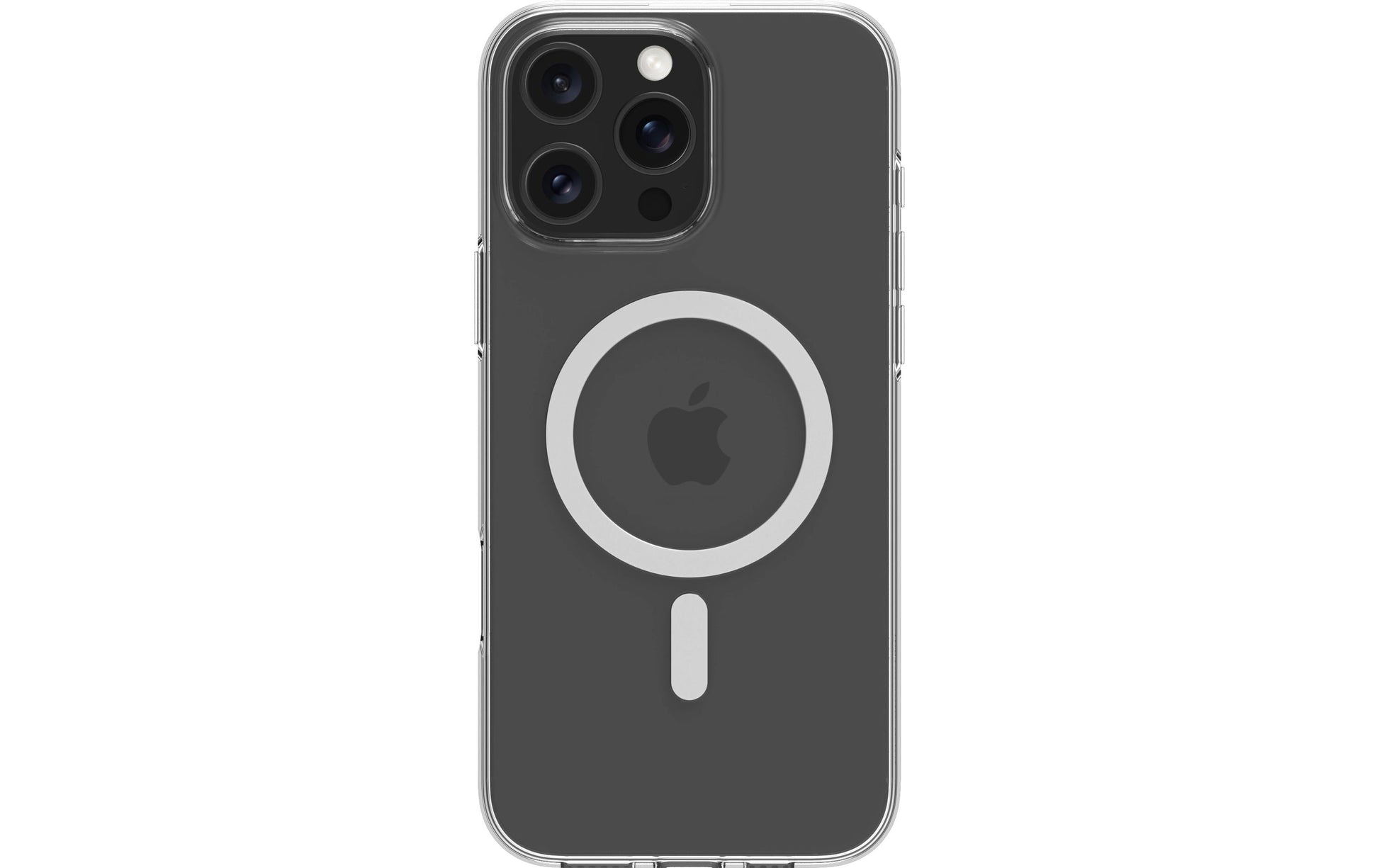 dbramante1928 Greenland Pro MS Backcover – für Apple iPhone 16 Pro Max, Transparent, kabelloses Laden