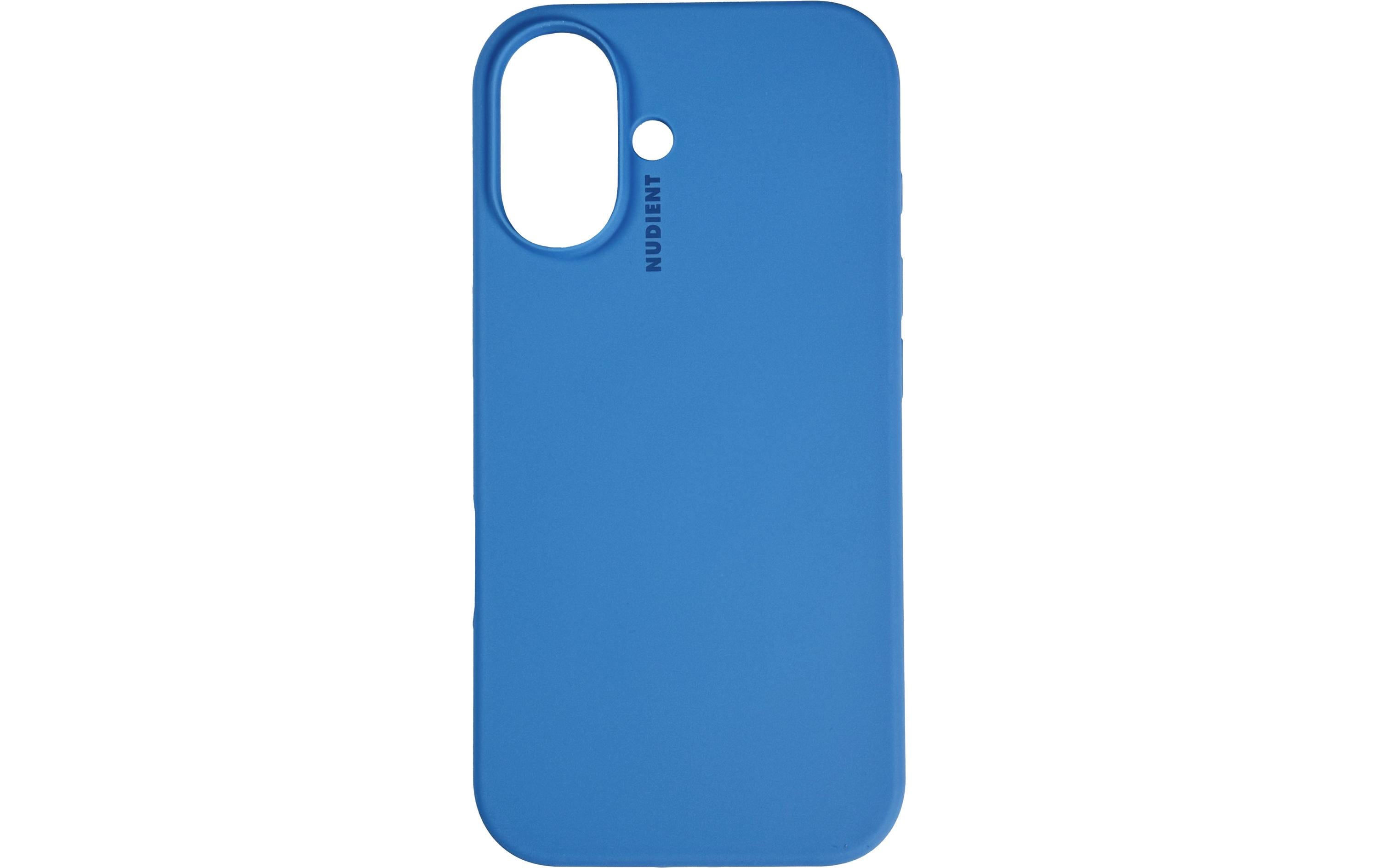 Nudient Backcover Base – für Apple iPhone 16 – blau