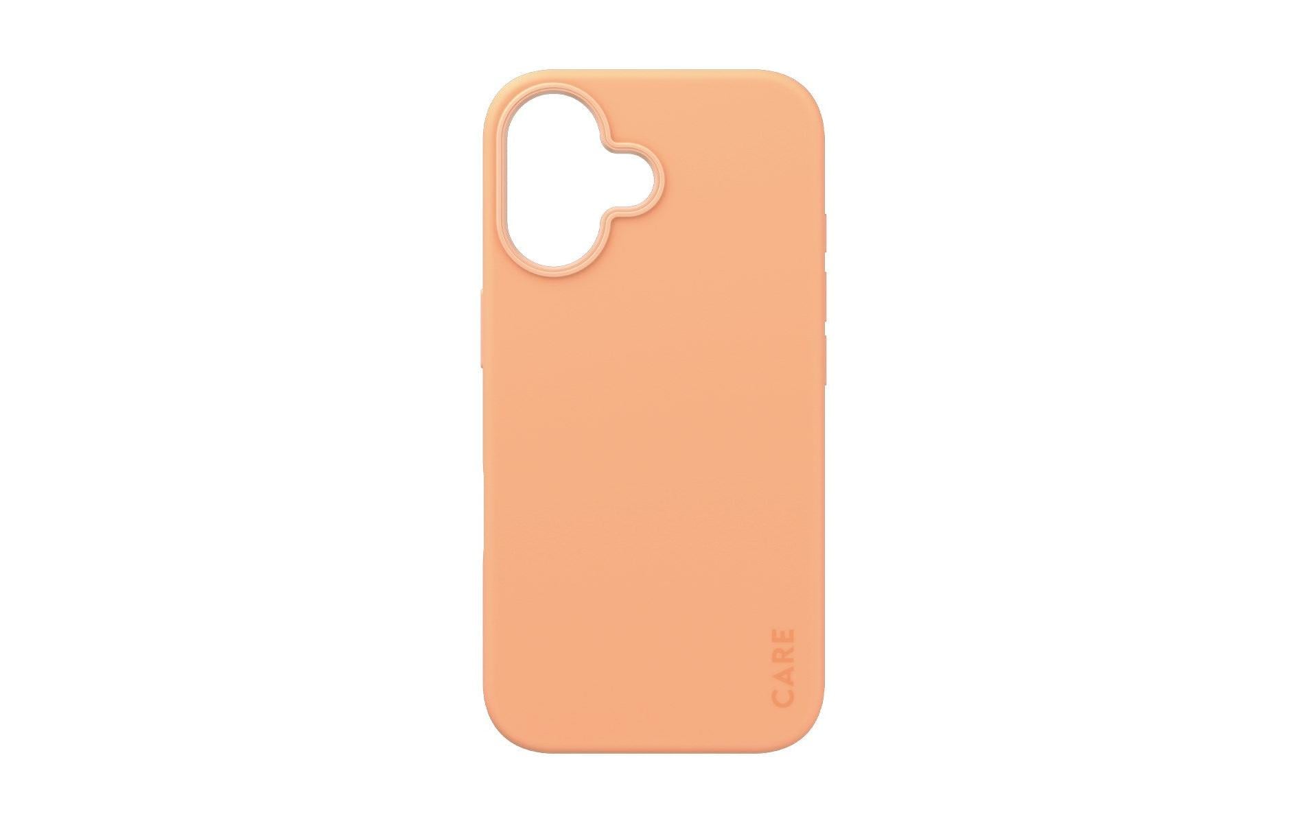 PanzerGlass CARE Backcover – für Apple iPhone 16, MagSafe, Recycling-Kunststoff, Peachy