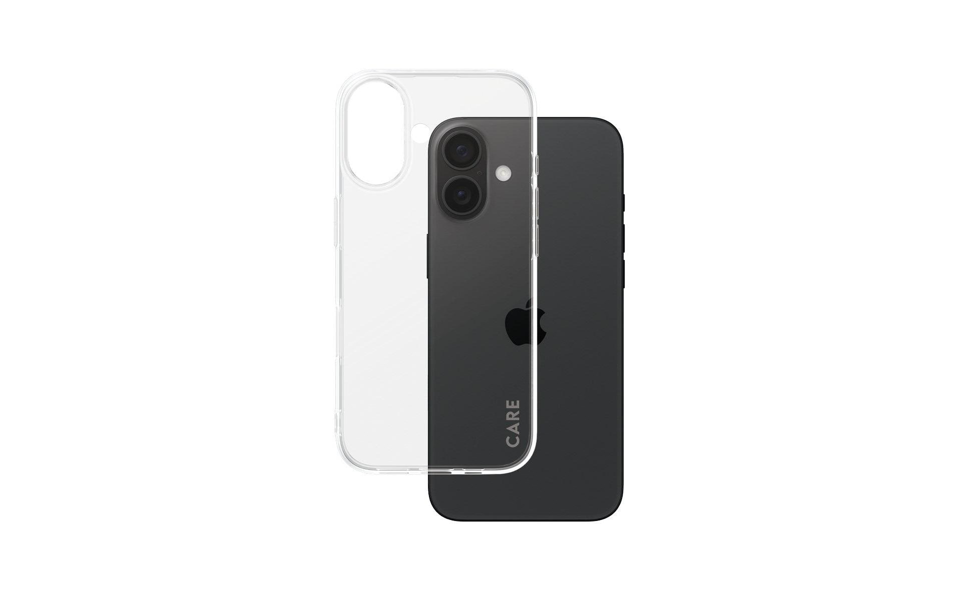 PanzerGlass CARE Backcover – für Apple iPhone 16, Recycling-Kunststoff, transparent