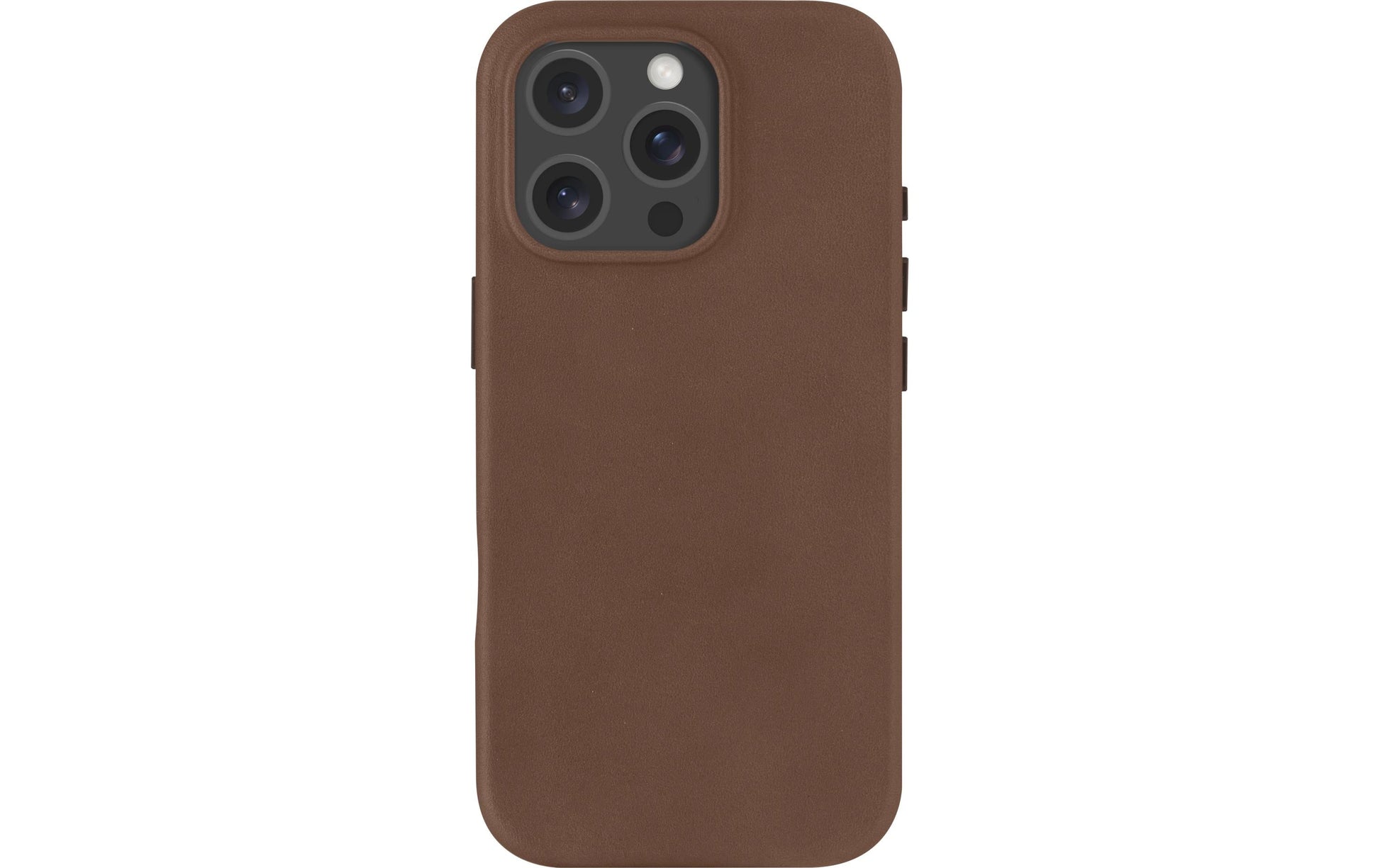 dbramante1928 Roskilde Backcover – für Apple iPhone 16 Pro, MagSafe, Leder, Dark Tan