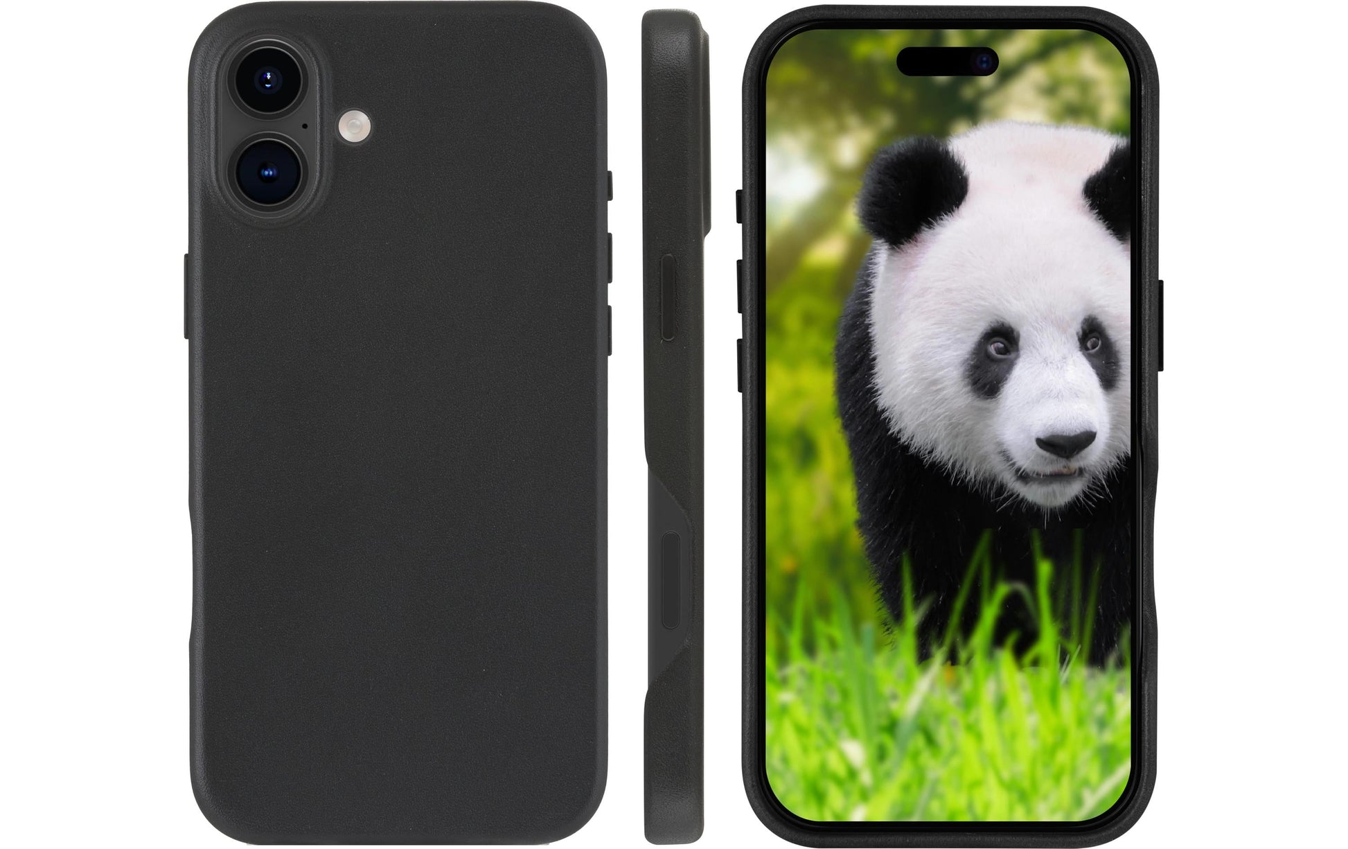 dbramante1928 Roskilde Backcover – für Apple iPhone 16 Plus, MagSafe, Recycling-Kunststoff, Schwarz