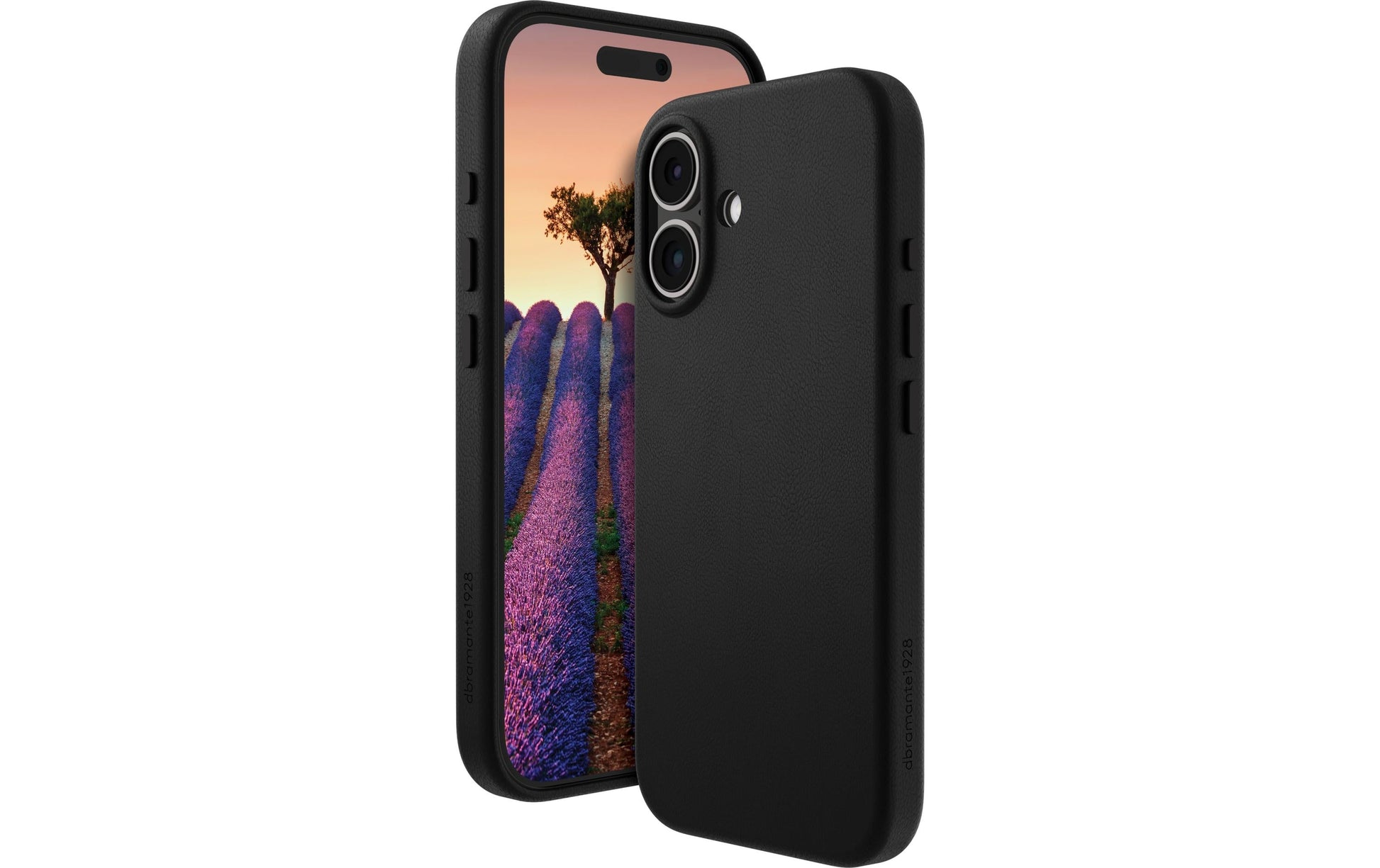 dbramante1928 Roskilde Backcover – für Apple iPhone 16, MagSafe, Leder, Schwarz