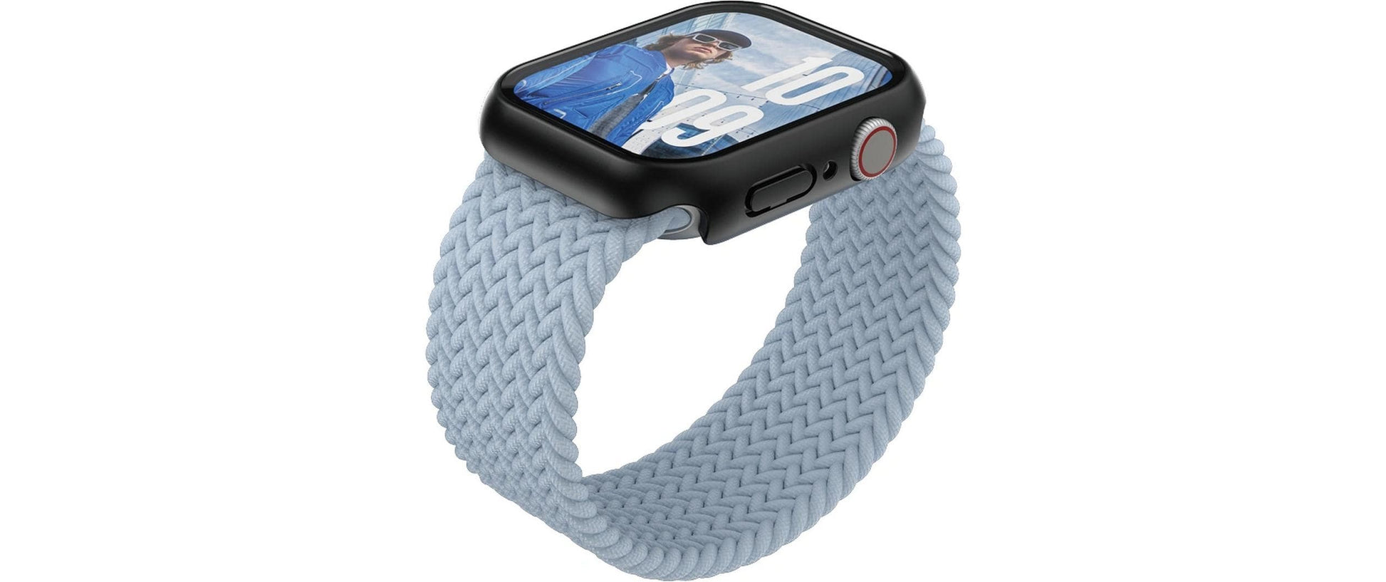 PanzerGlass Full Body (Slim) Displayschutz für Apple Watch Series 10 42 mm, Schwarz, 1 Stück