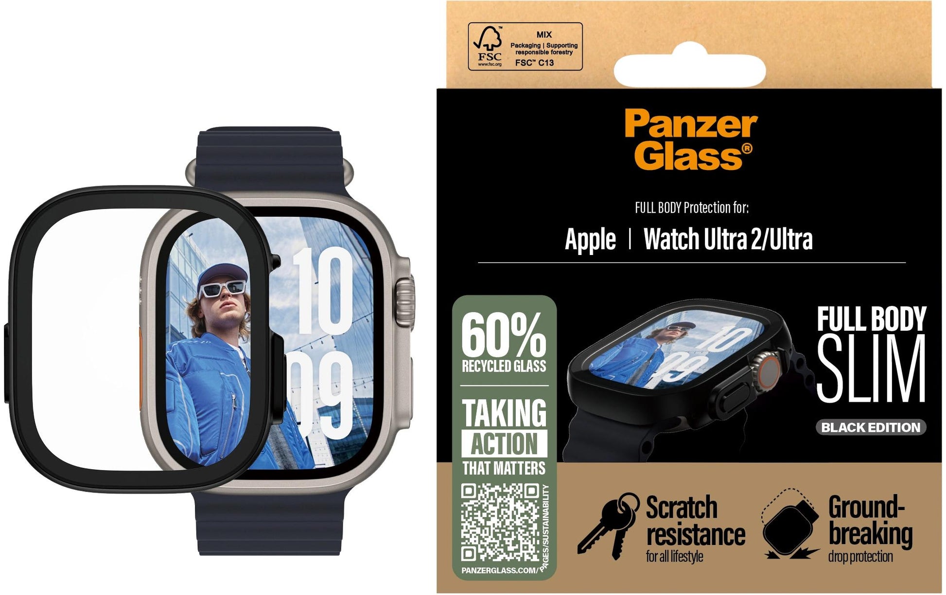 PanzerGlass Full Body Case Slim Schwarz