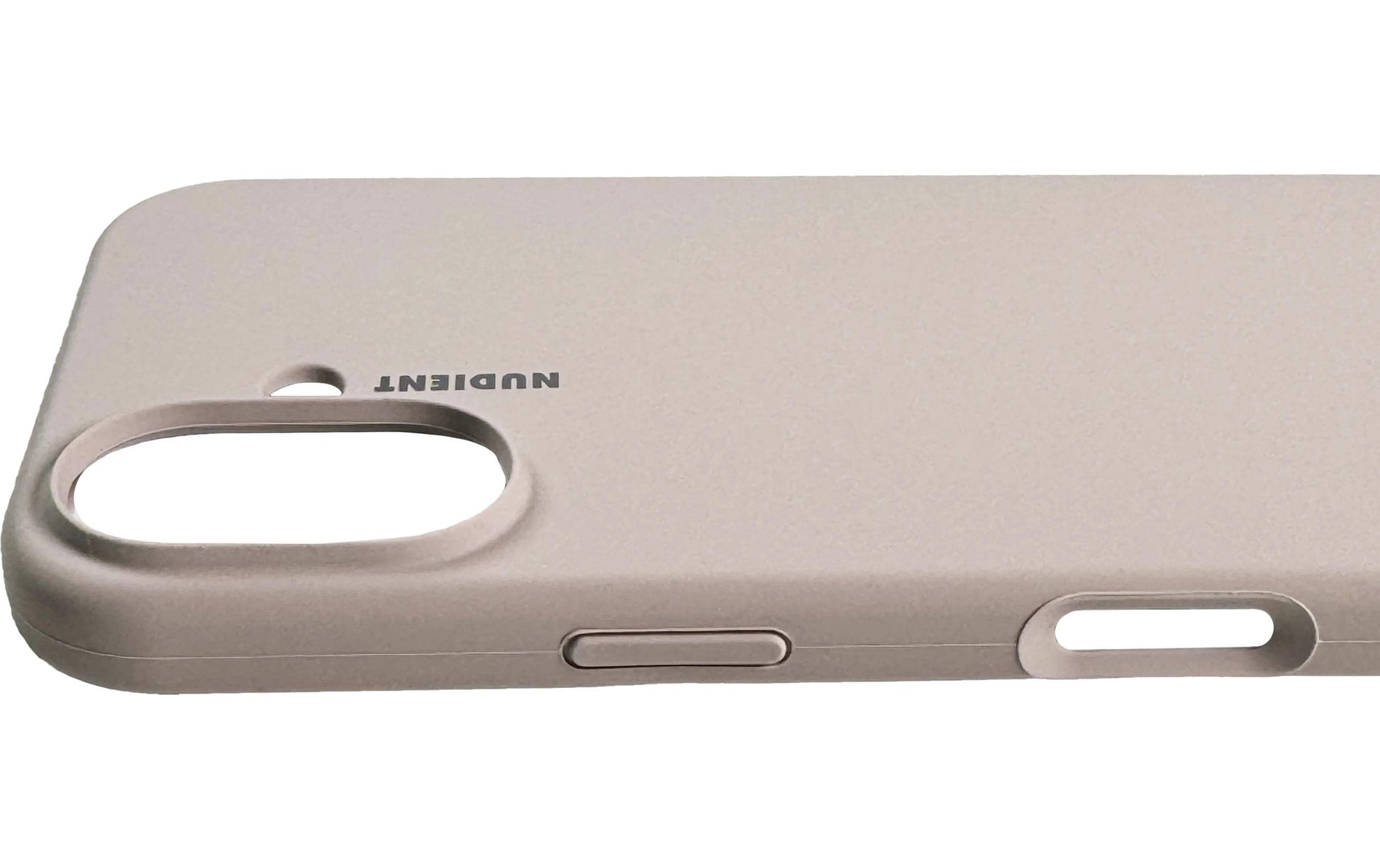 Nudient Base Backcover – für Apple iPhone 16 Plus, Kunststoff, Beige