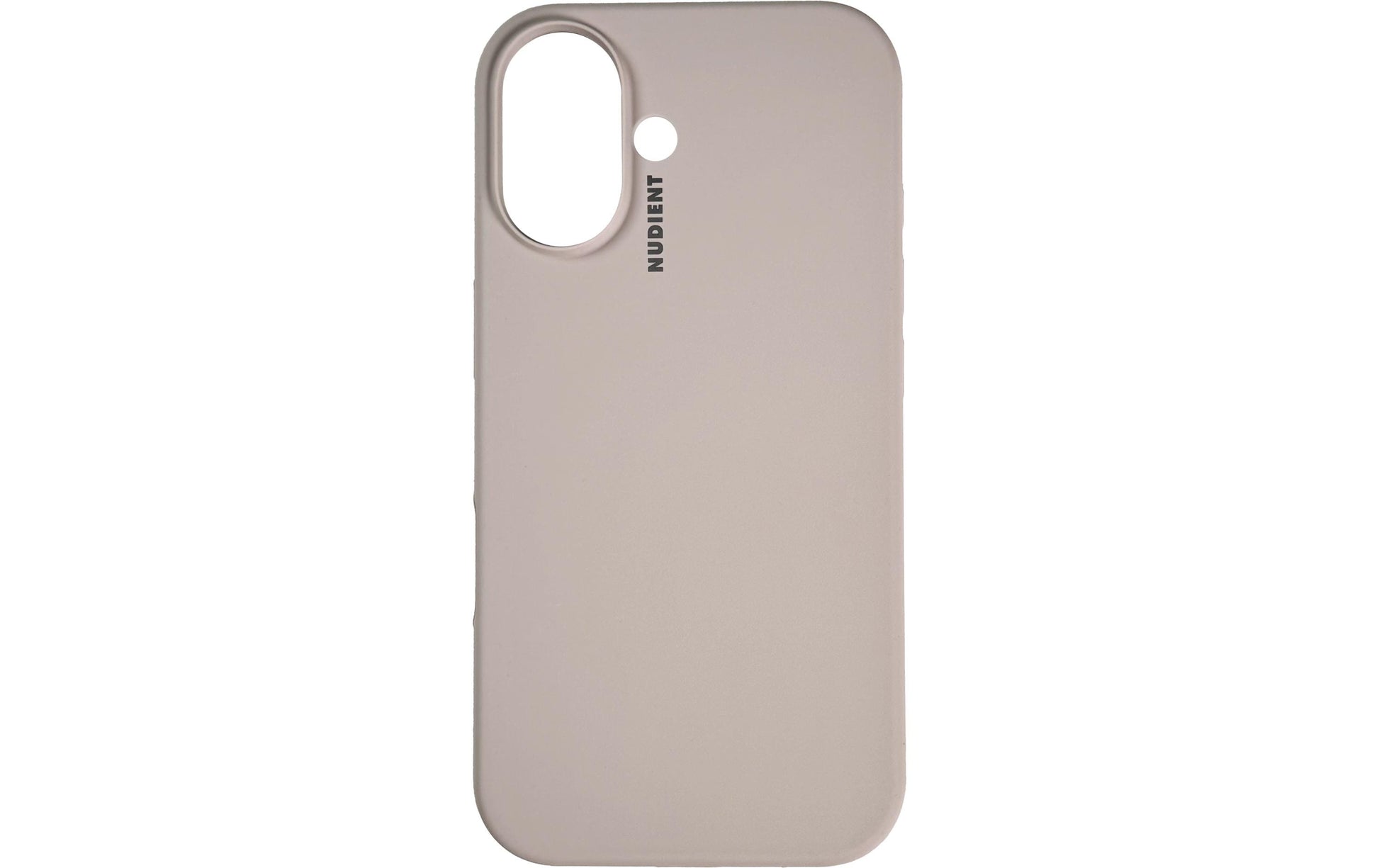 Nudient Backcover Base – für Apple iPhone 16 – beige