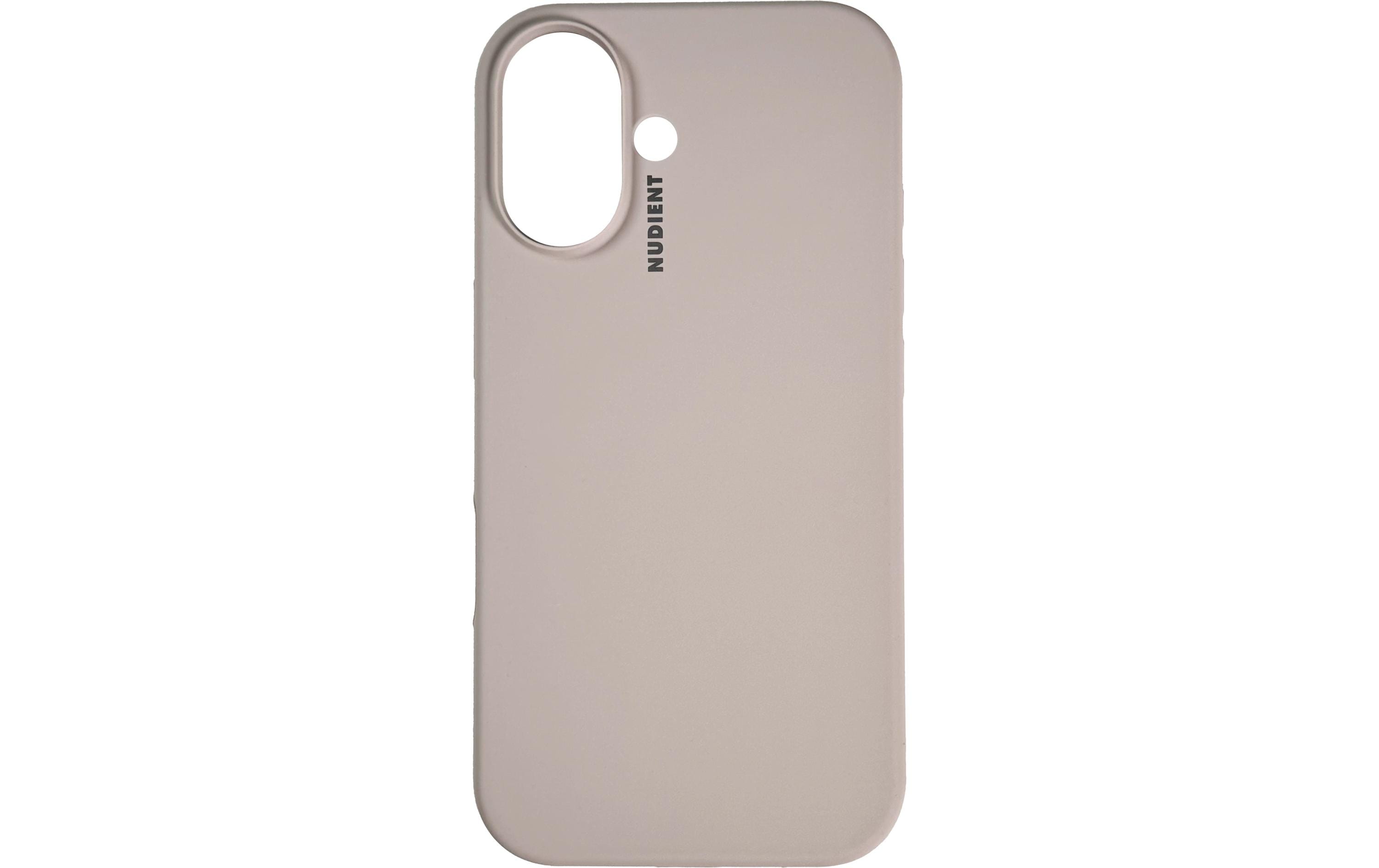 Nudient Backcover Base – für Apple iPhone 16 – beige