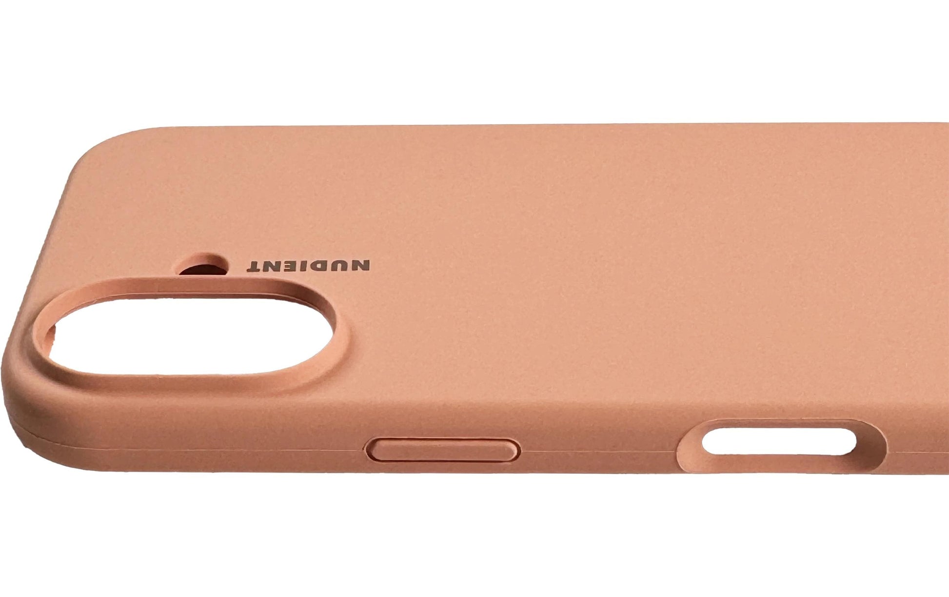 Nudient Backcover Base – für Apple iPhone 16 – orange