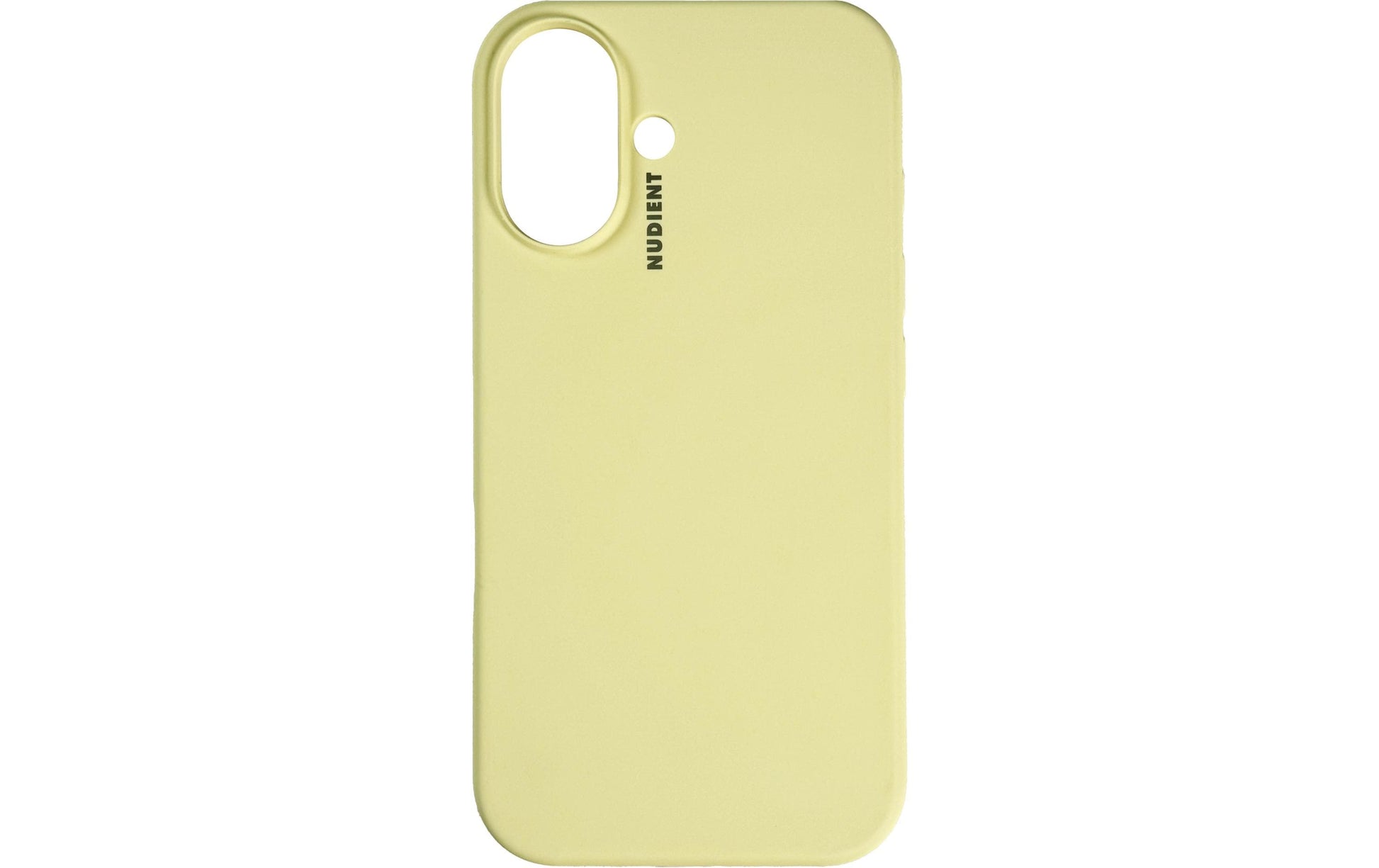 Nudient Backcover Base – für Apple iPhone 16 – gelb