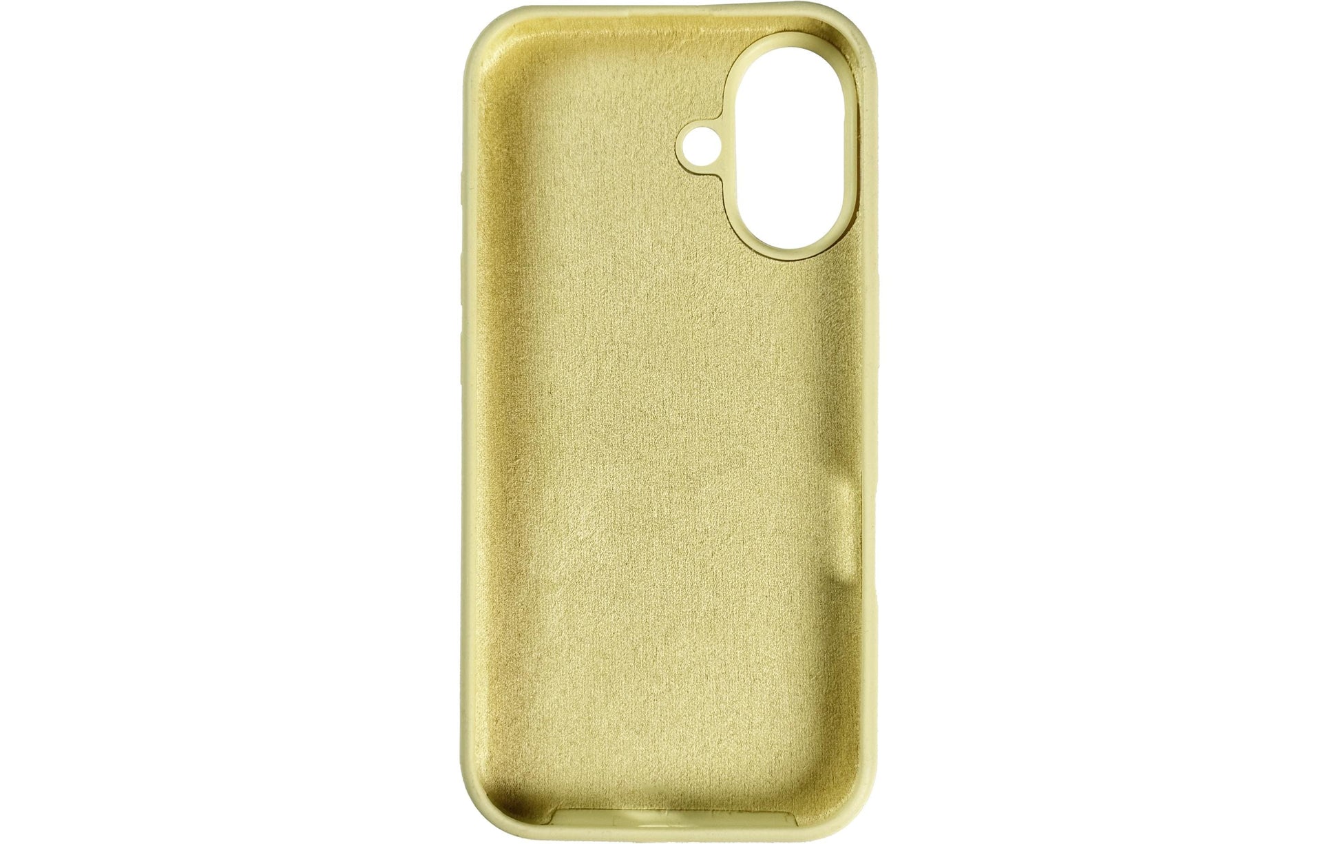 Nudient Backcover Base – für Apple iPhone 16 – gelb