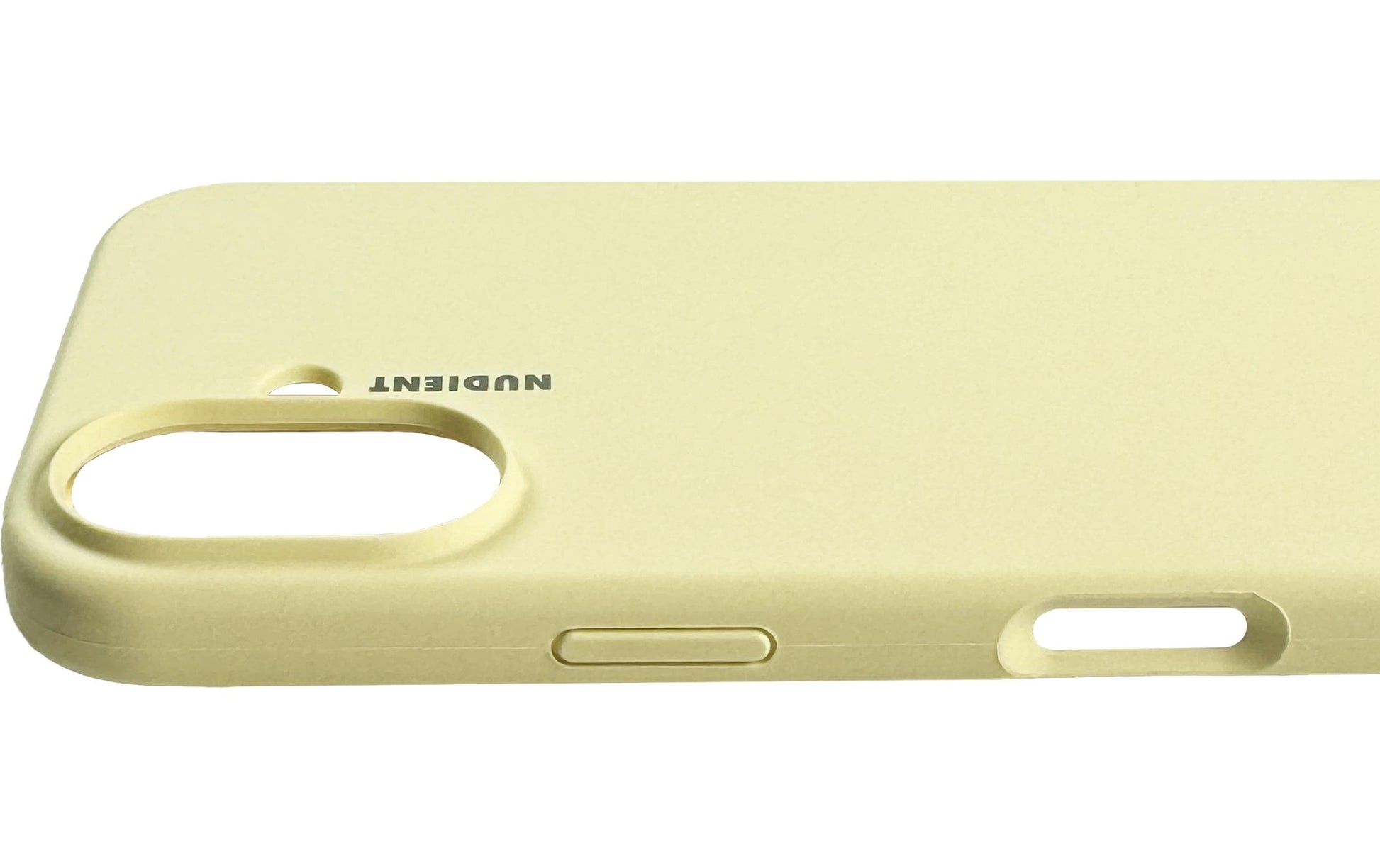 Nudient Backcover Base – für Apple iPhone 16 – gelb