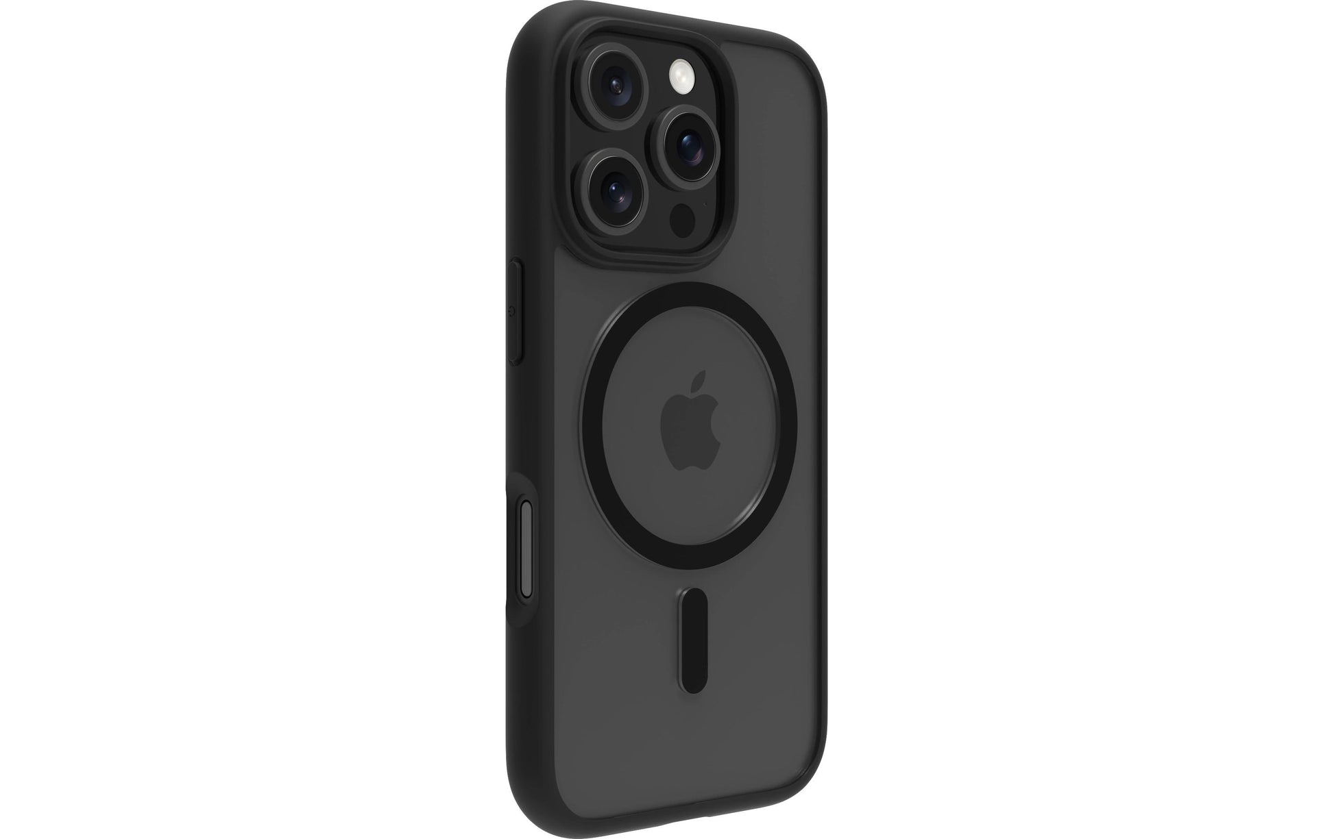 dbramante1928 Grenen MagSafe – Backcover – für Apple iPhone 16 Pro, Schwarz, bis 2 m sturzsicher