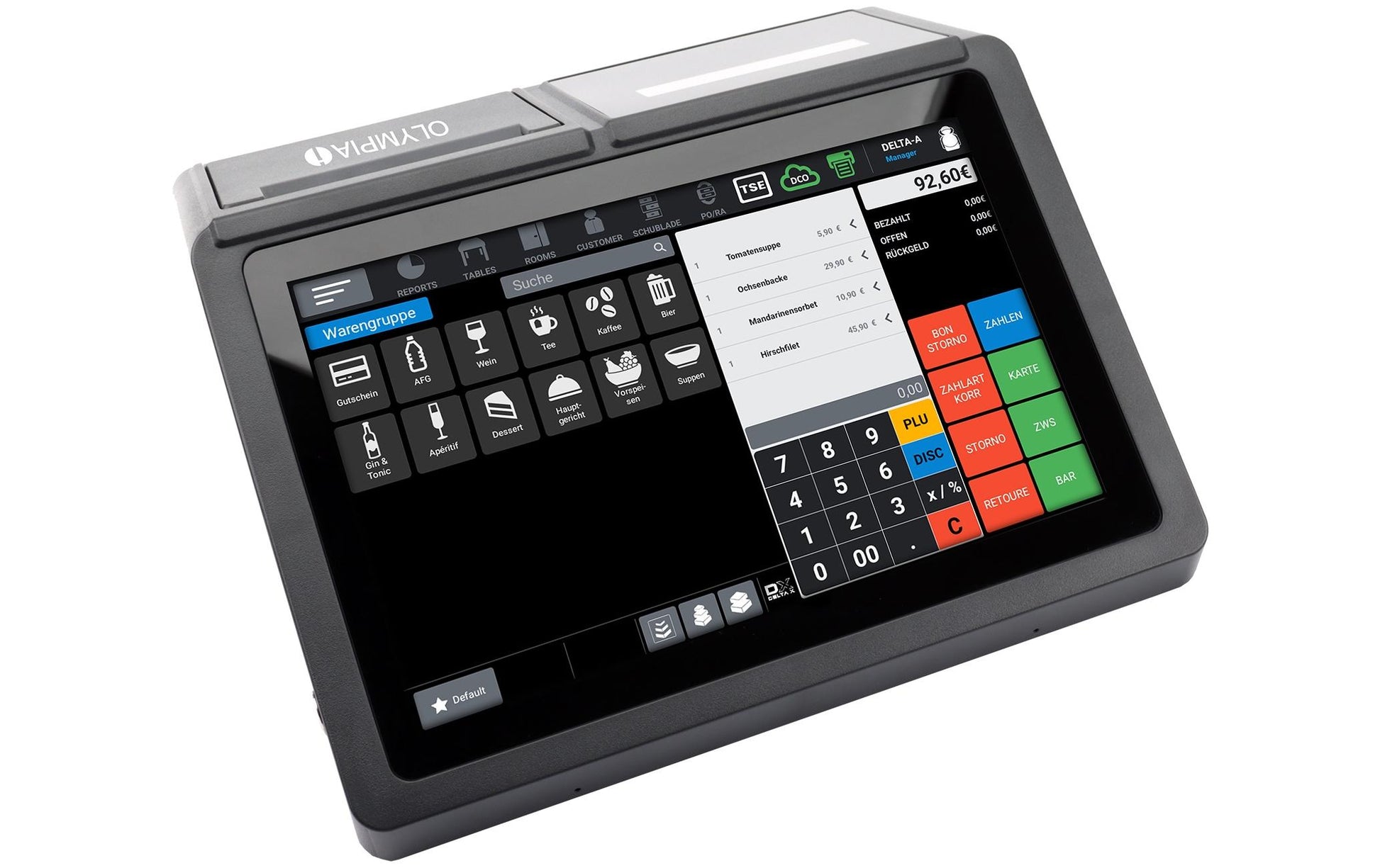 Olympia T110 – POS-Terminal – schwarz