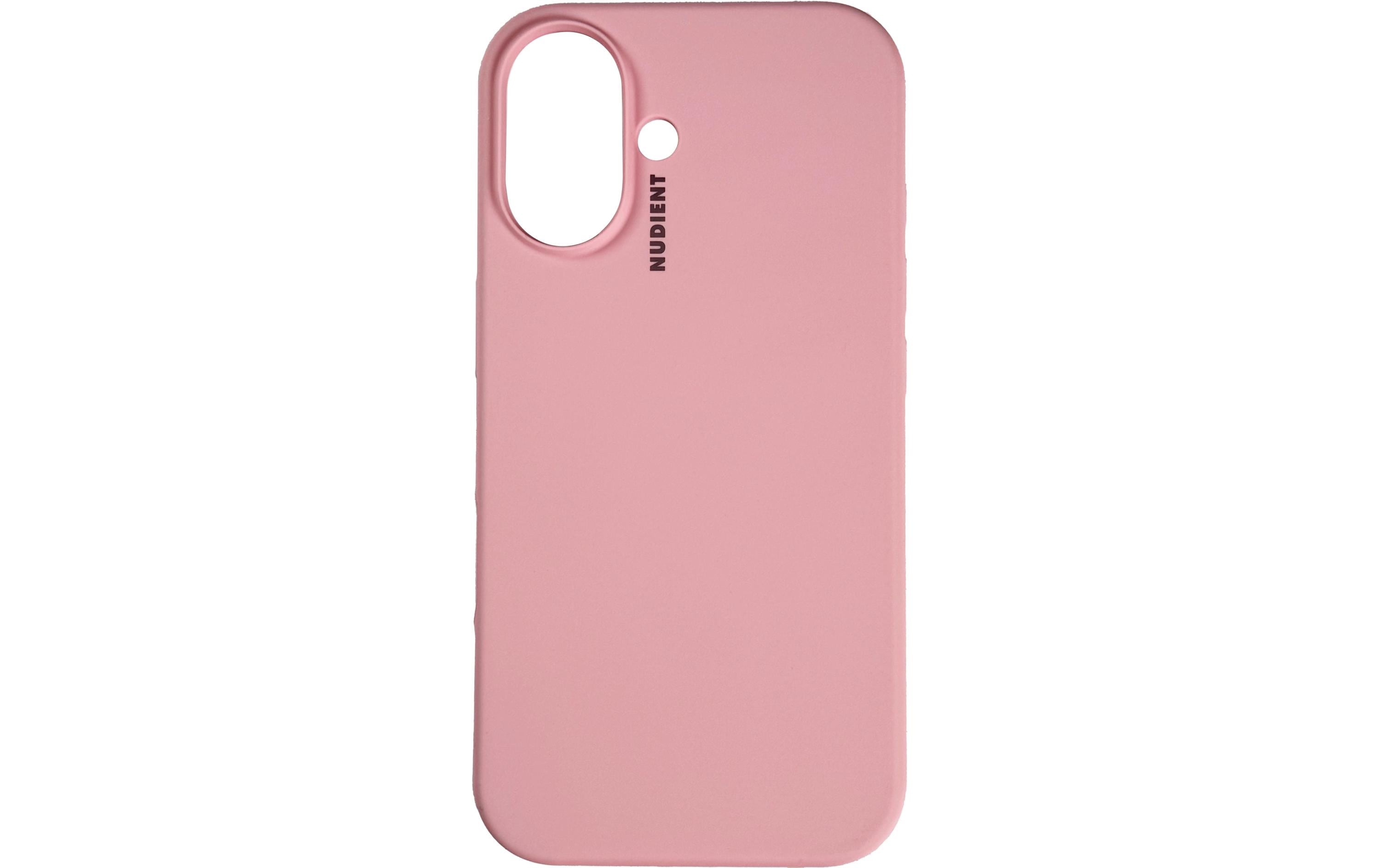 Nudient Base Backcover – für Apple iPhone 16, Kunststoff, Baby Pink