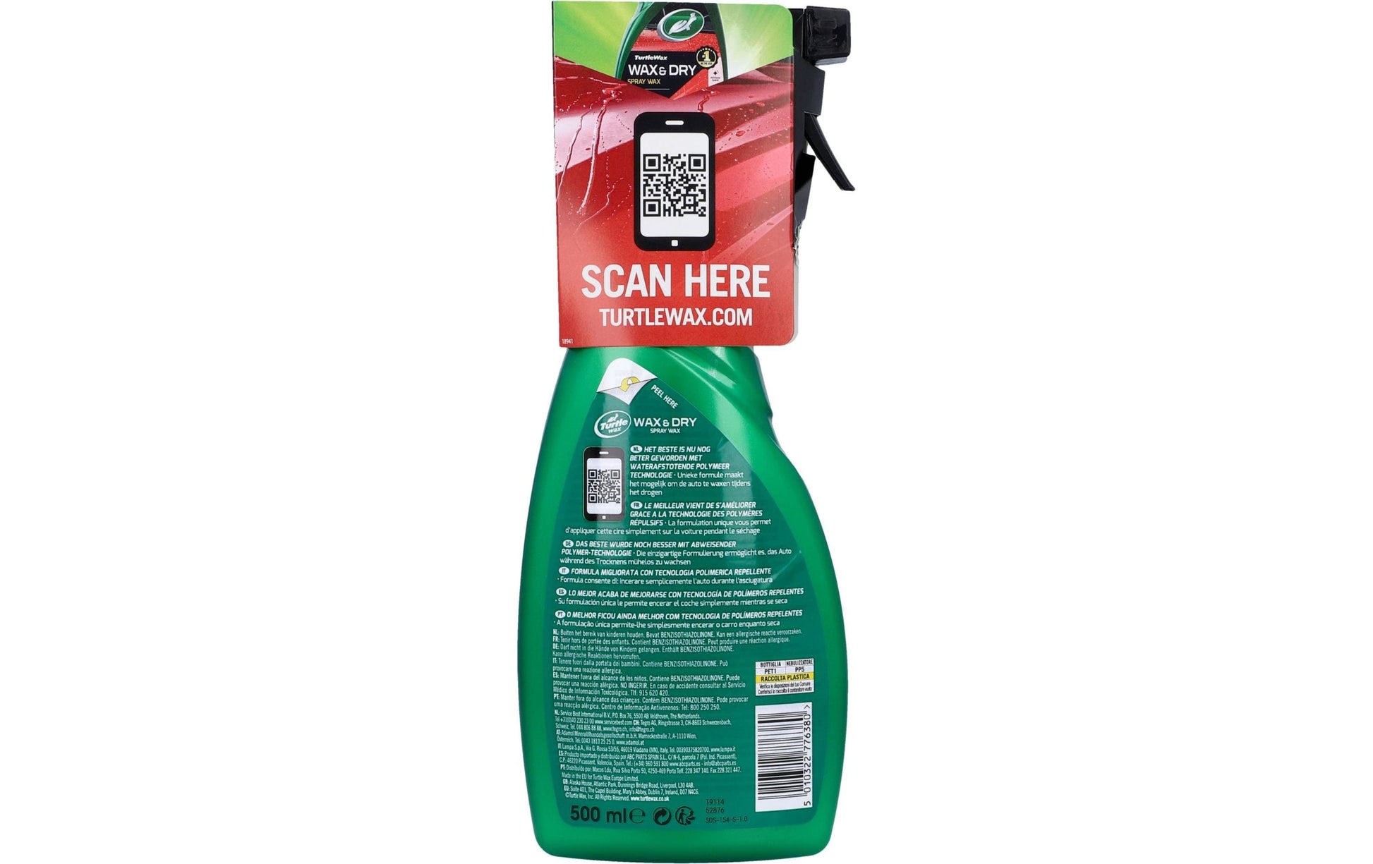 Turtle Wax Sprühwachs – für Aussen – 500 ml