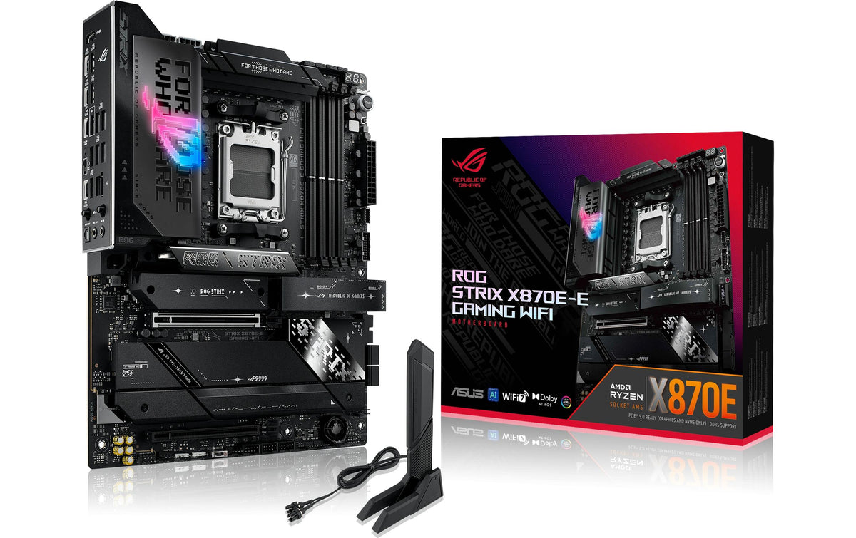 ASUS ROG STRIX X870E-E GAMING WIFI – Mainboard – AM5, AMD X870E, ATX, DDR5