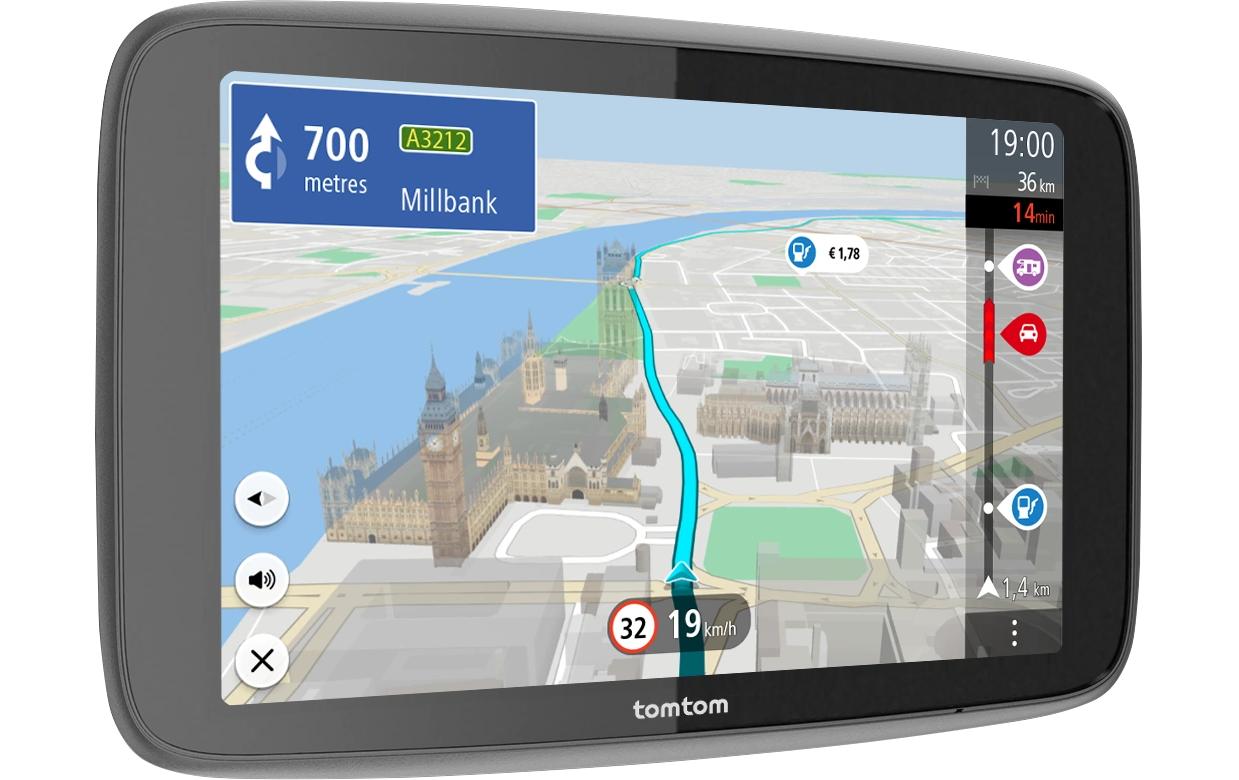 TomTom GO Camper Max 2. Generation – 7" Interaktives Display (Touch), Schwarz