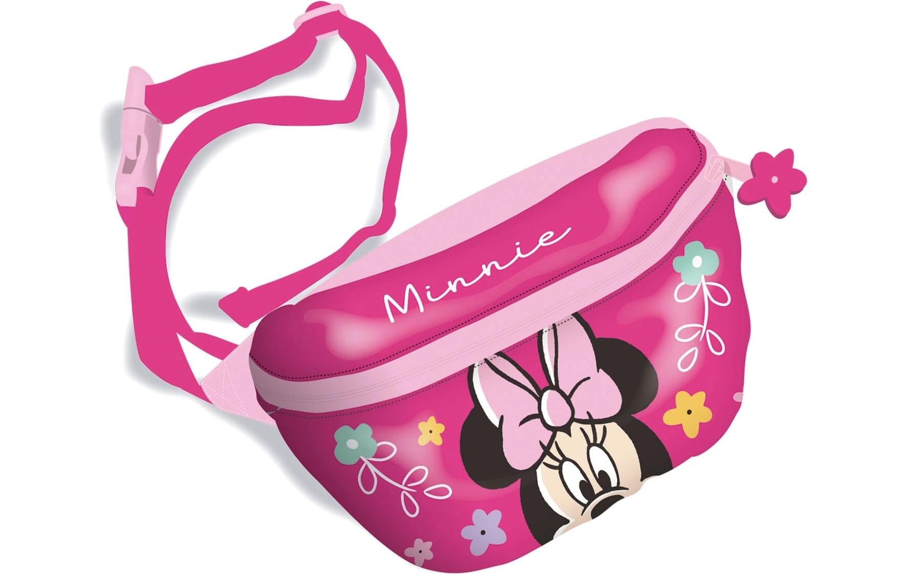 Arditex Umhängetasche, 1,1 l, Polyester, Pink, Motiv Minnie, 27 × 6,5 × 11 cm