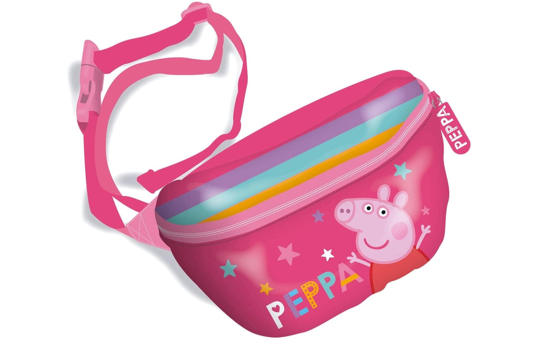 Arditex PP16676 – Reisebeutel, 1,1 l, Polyester, Pink, Motiv Peppa Pig, 27 × 6,5 × 11 cm