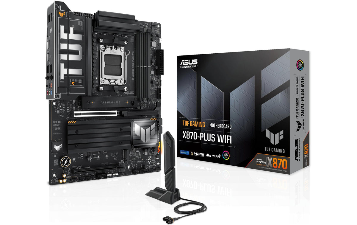 ASUS TUF GAMING X870-PLUS WIFI – Mainboard – AM5, AMD X870, ATX, DDR5