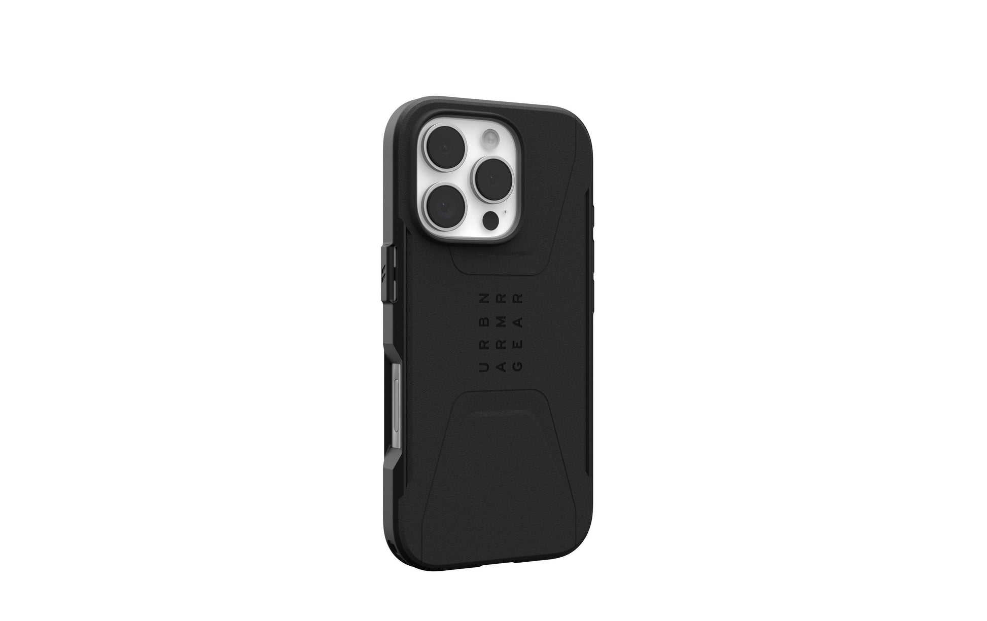Urban Armor Gear UAG – Backcover Civilian – für Apple iPhone 16 Pro – schwarz – MagSafe-kompatibel