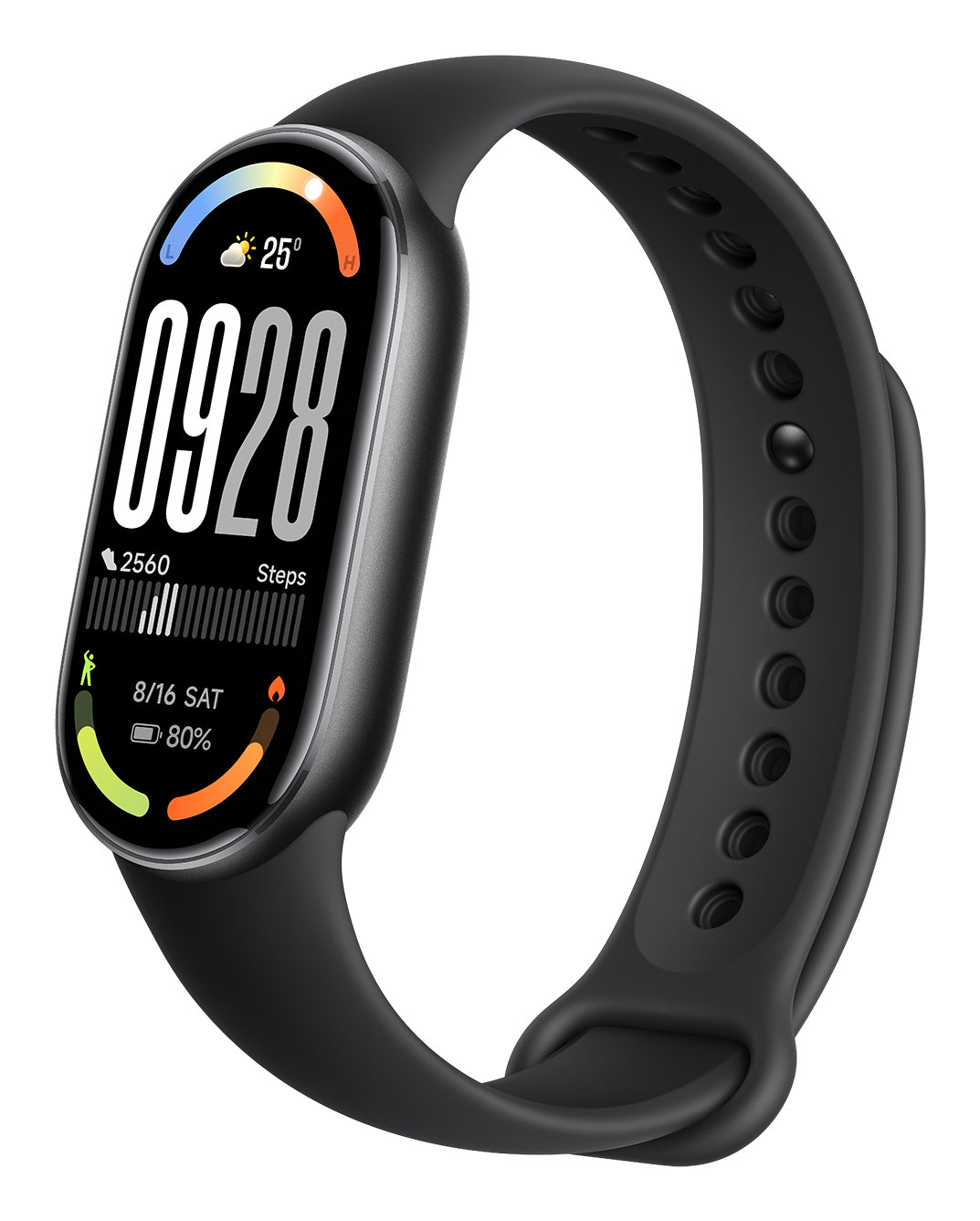 Xiaomi Watch 5 47 mm – Aluminium Silber, Sportband, Grün, 50 m, für iPhone